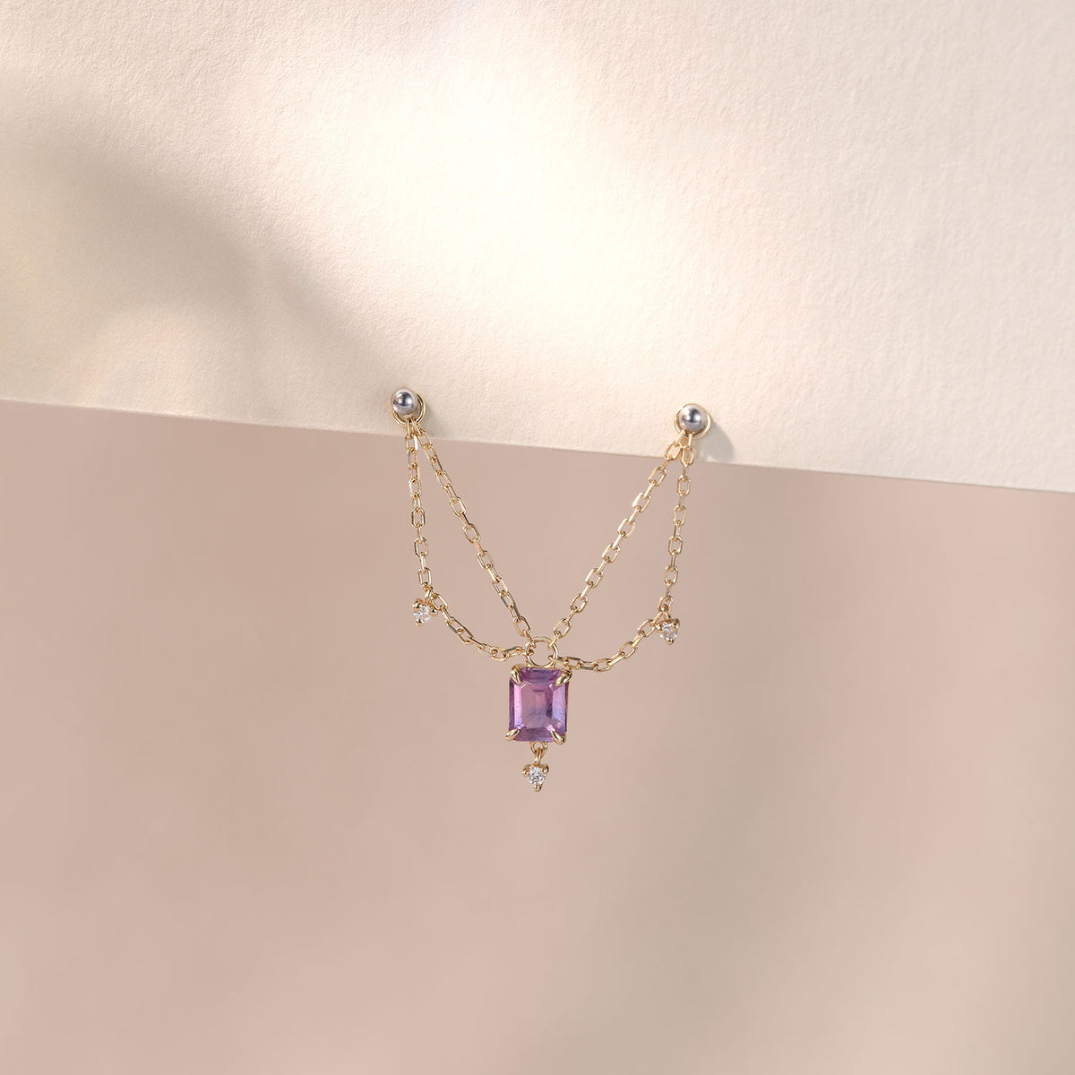 Emerald Cut Winza Sapphire Belle Chain