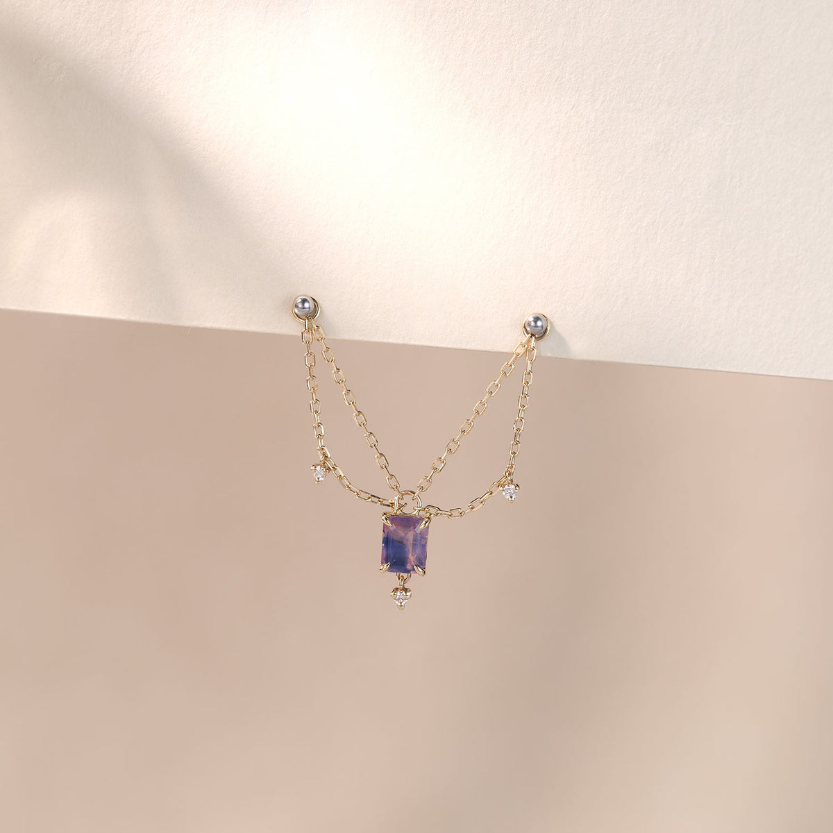 Emerald Cut Winza Sapphire Belle Chain