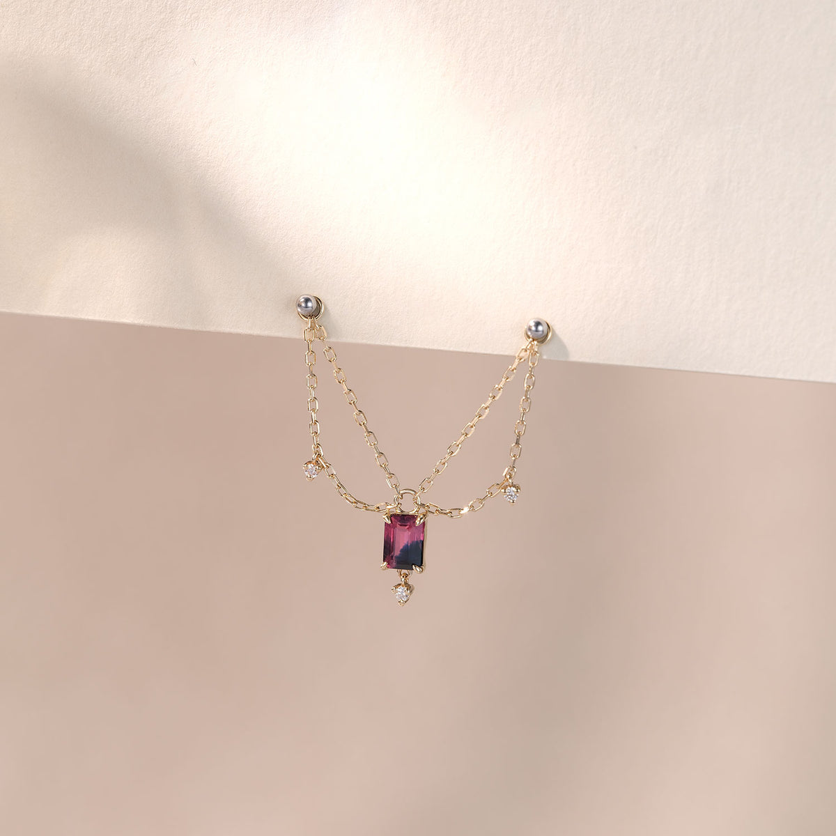 Emerald Cut Winza Sapphire Belle Chain