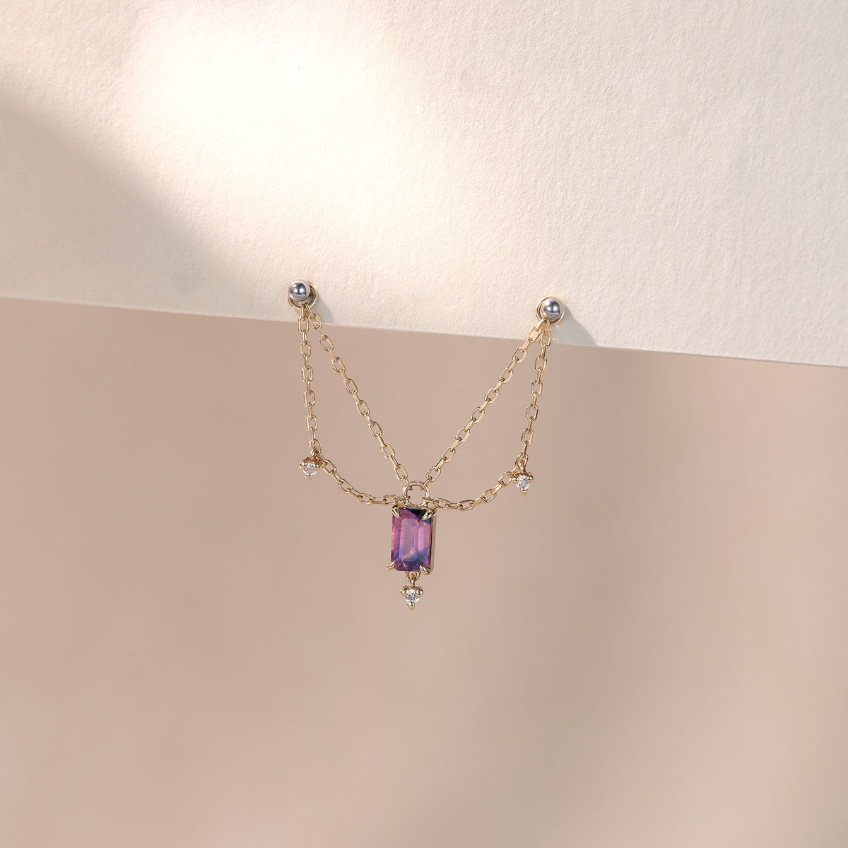 Emerald Cut Winza Sapphire Belle Chain
