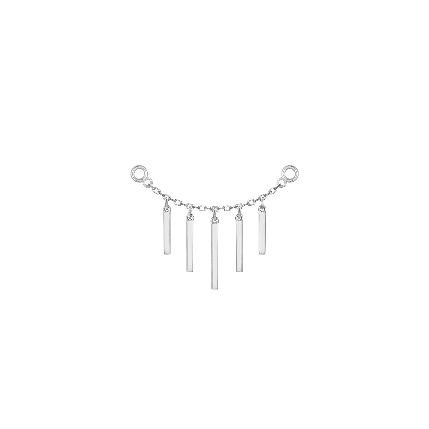 Chain with Dripping Gold Bars
