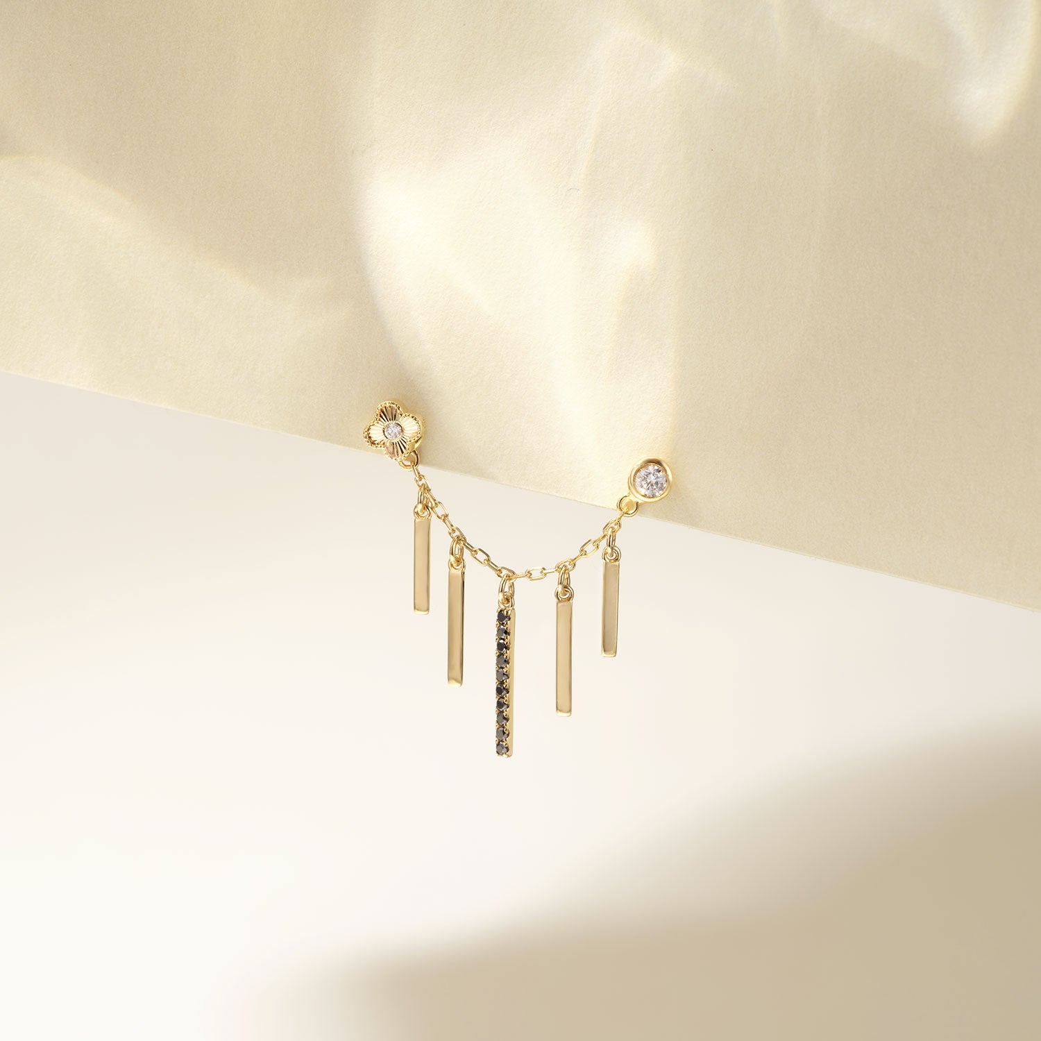 Chain with Dripping Gold Bars