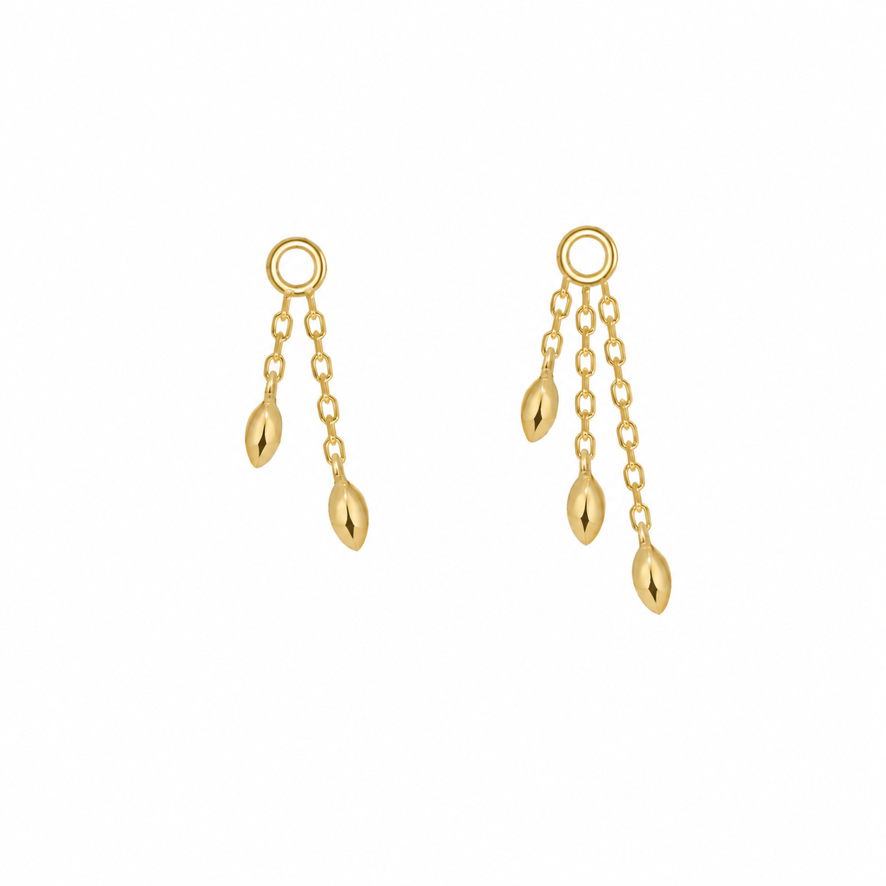 Marquise Bead Drop Charm
