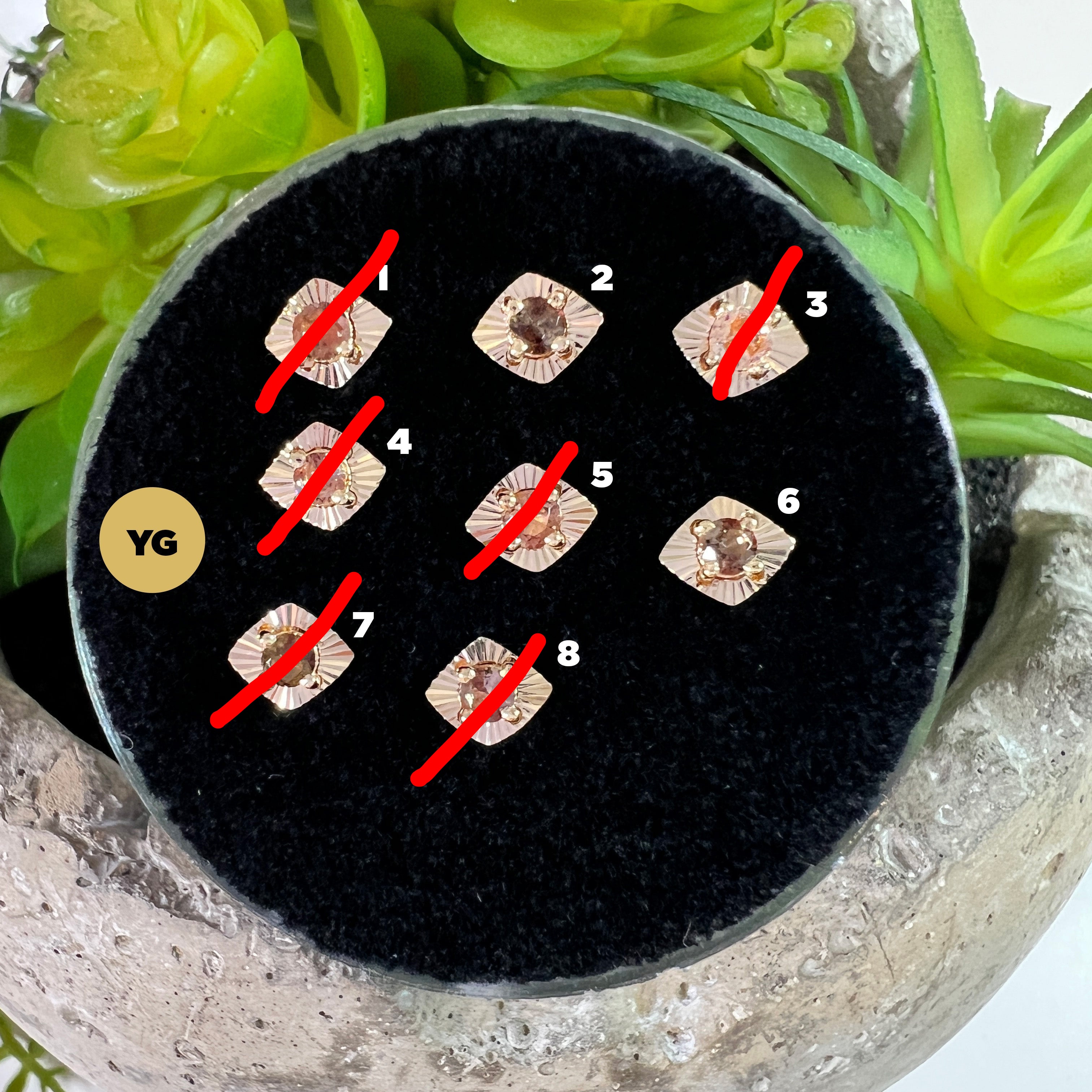 Andalusite with Rhombus Ray Gold Edge