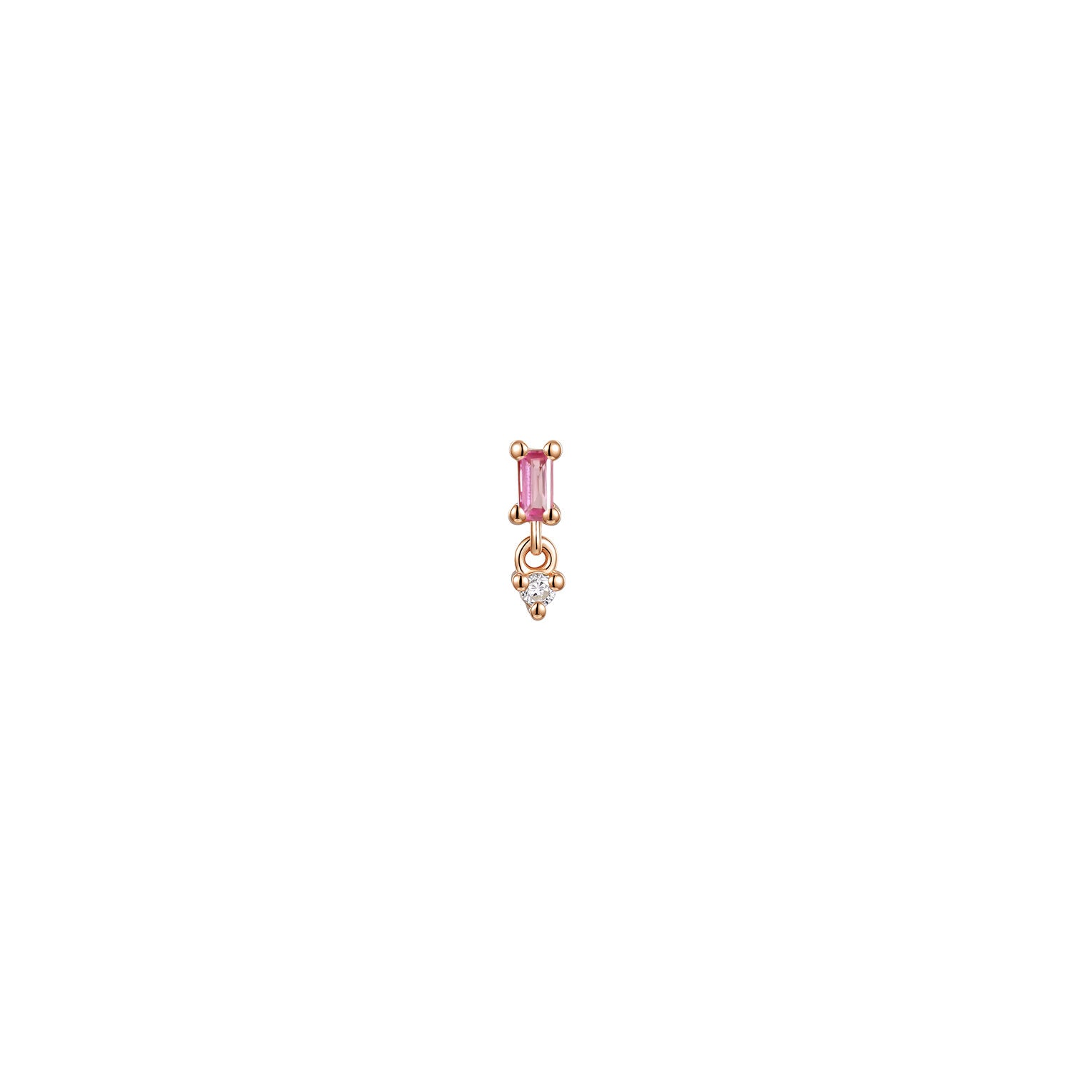 Poppy - Baguette Gemstone