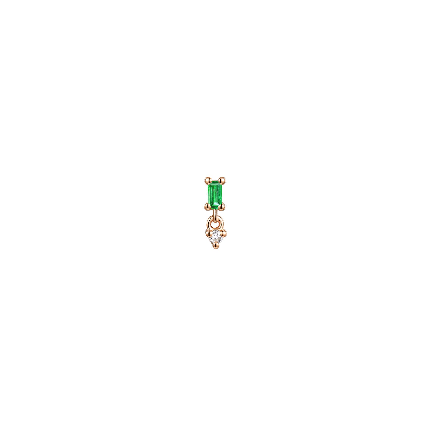 Poppy - Baguette Gemstone
