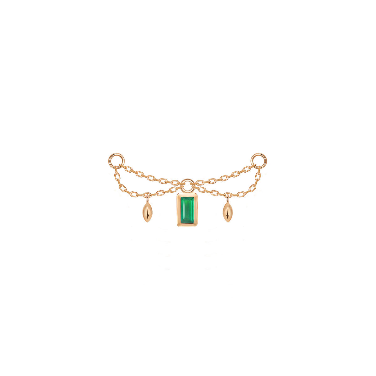 Belle Chain - Princess and Baguette Cut Gemstone
