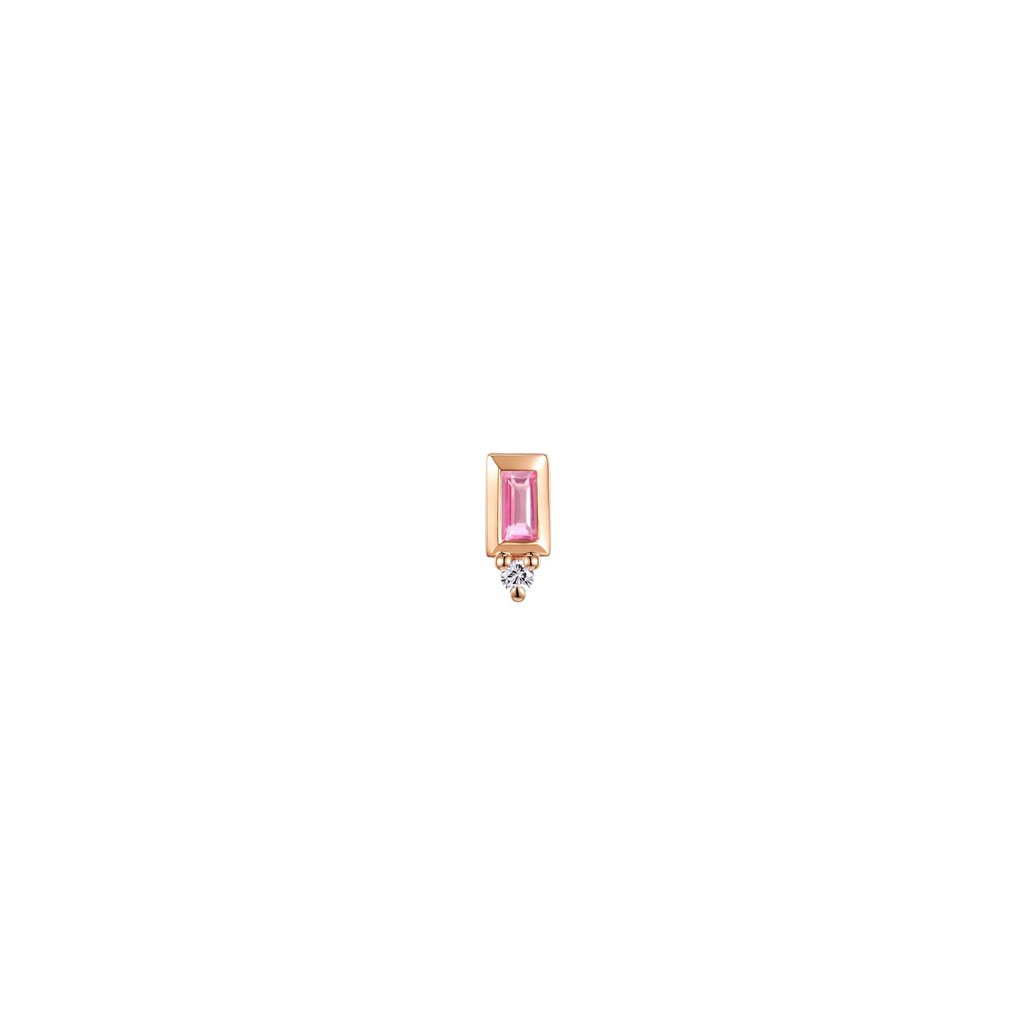 Pippa Diamond - Bezel Baguette Gemstone
