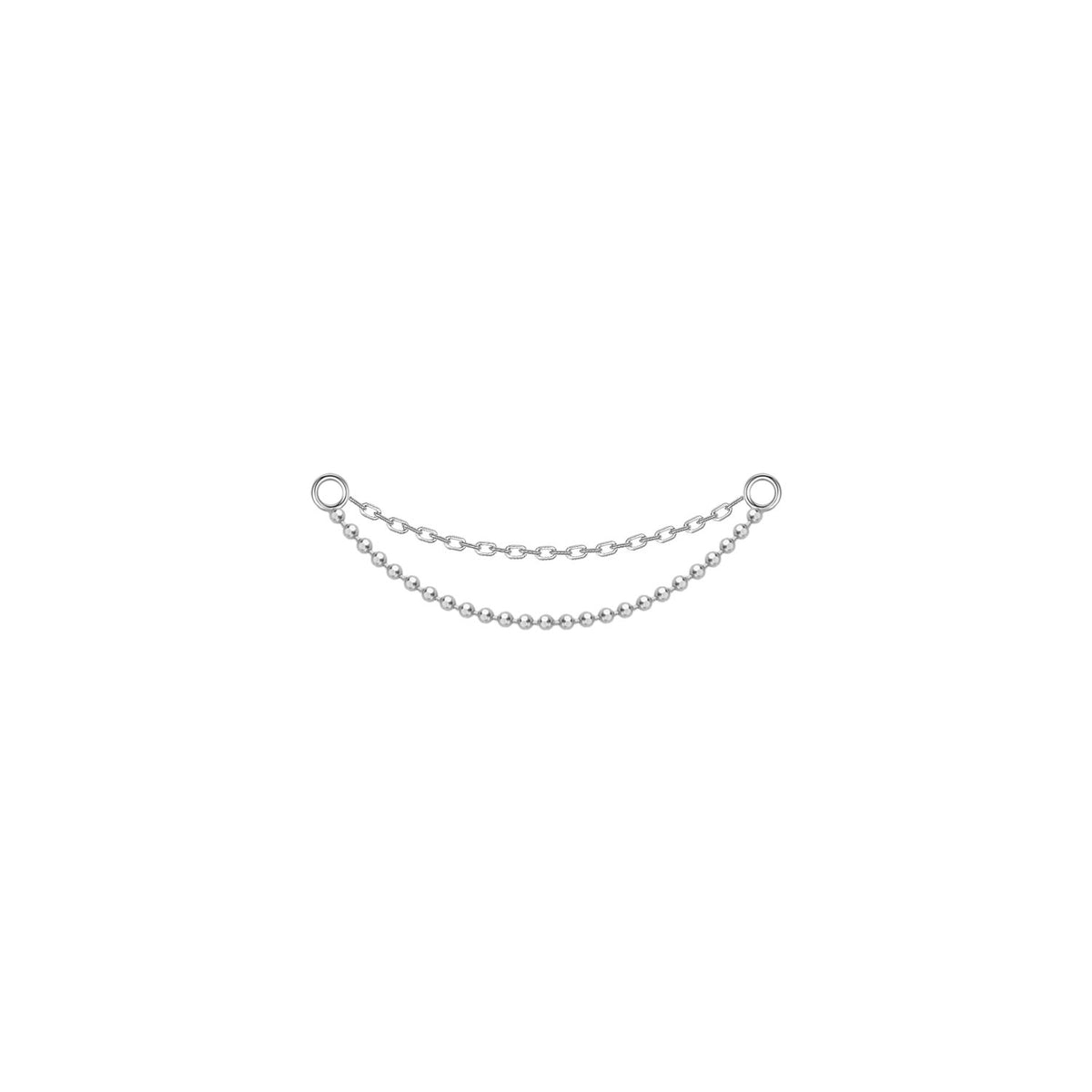 Double Chain - Cable and Ball Chain