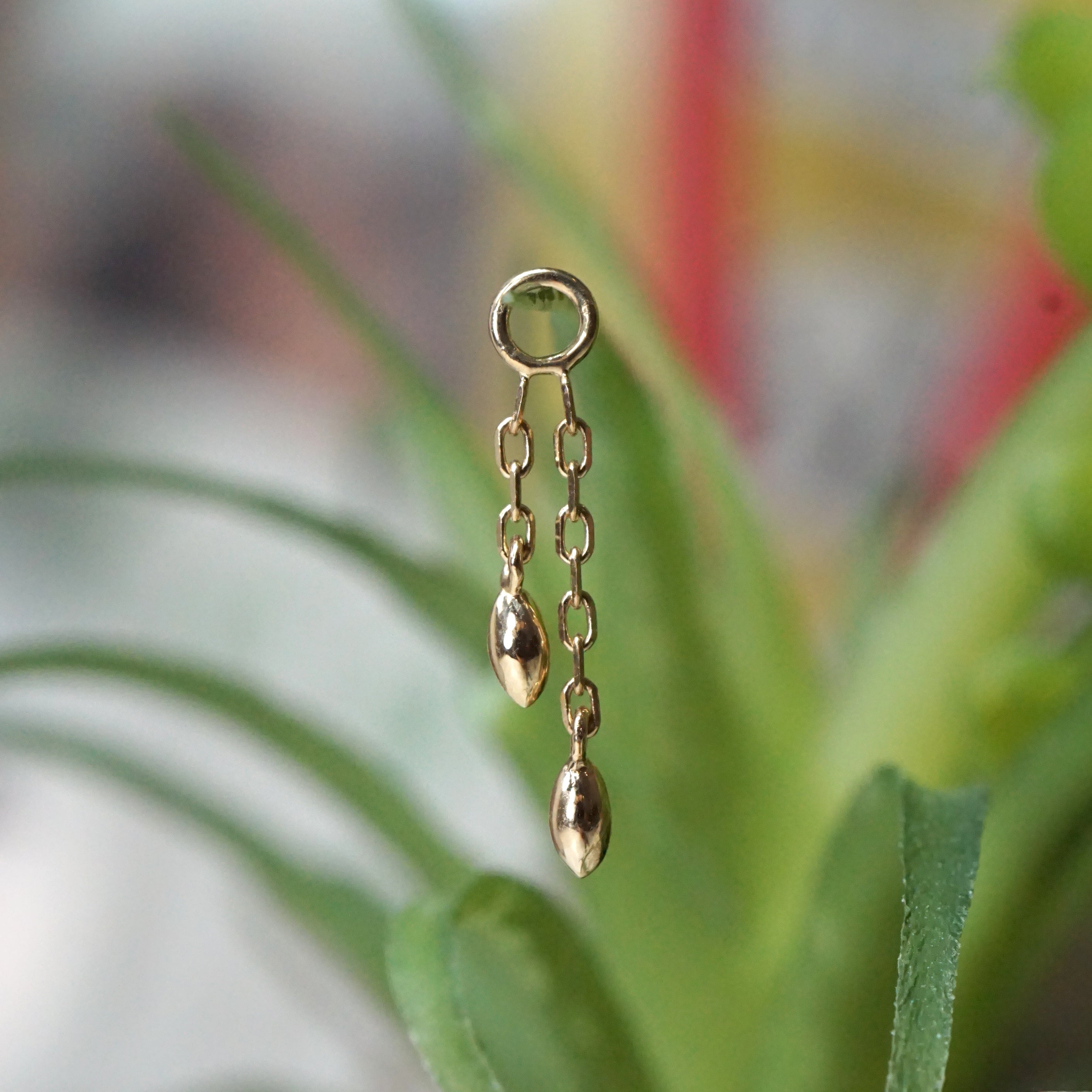 Marquise Bead Drop Charm