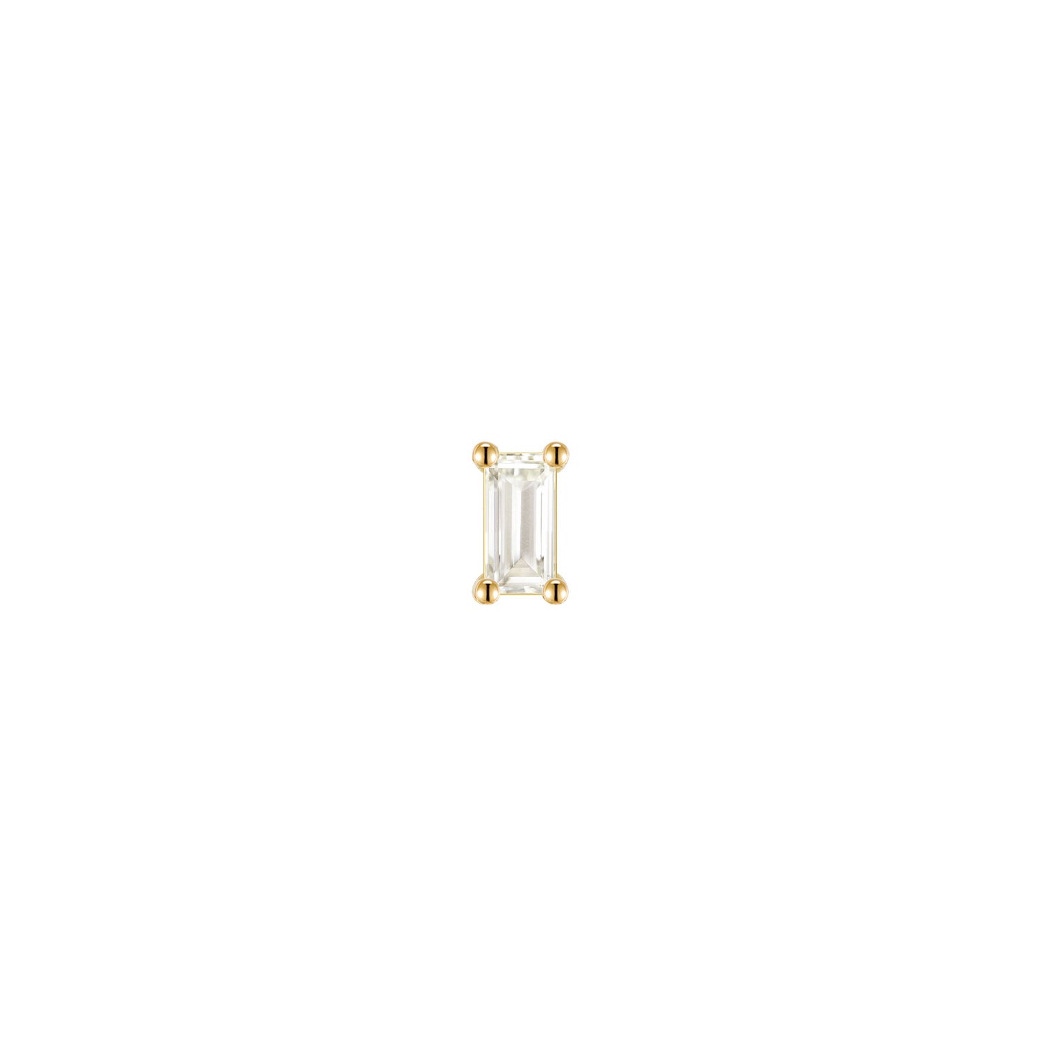Diamond Baguette Solitaire - Prong