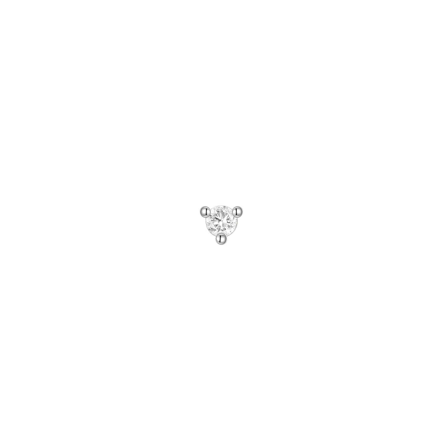 Diamond Round Solitaire - Prong