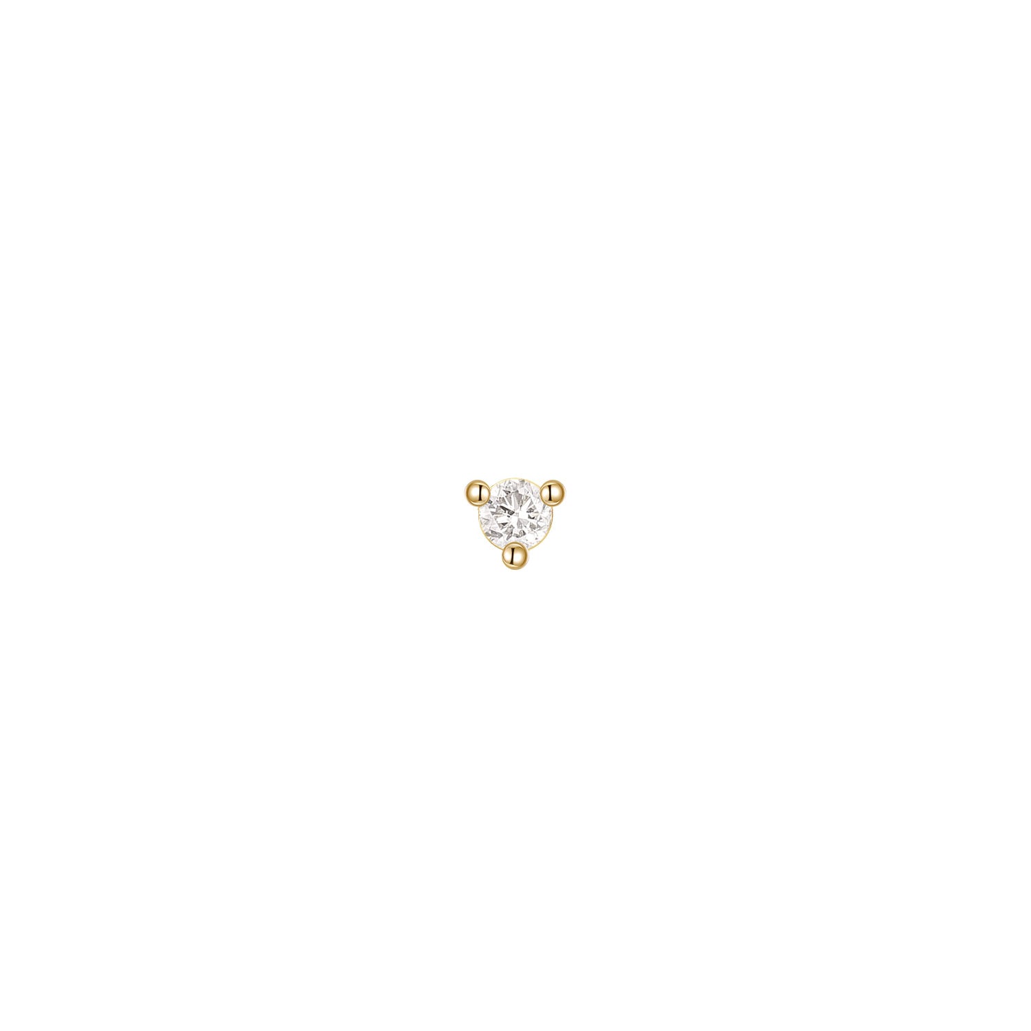 Diamond Round Solitaire - Prong