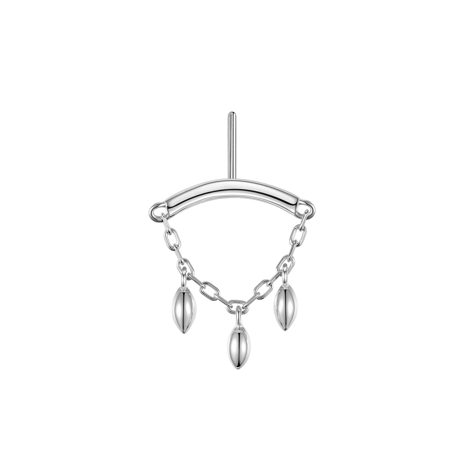 Bar End - Dripping Marquise Bead