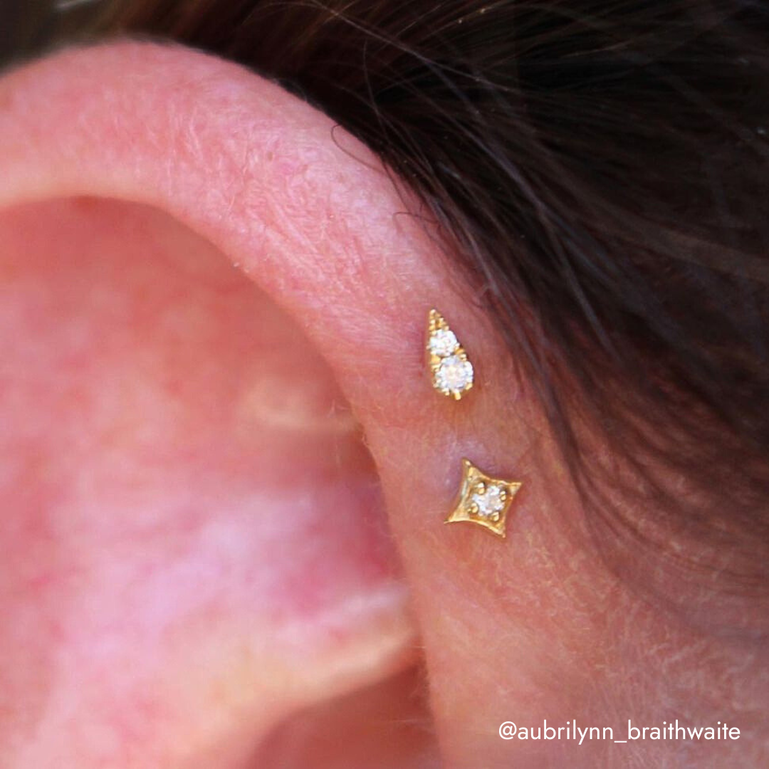 Zara - Diamond & Faceted Gemstone