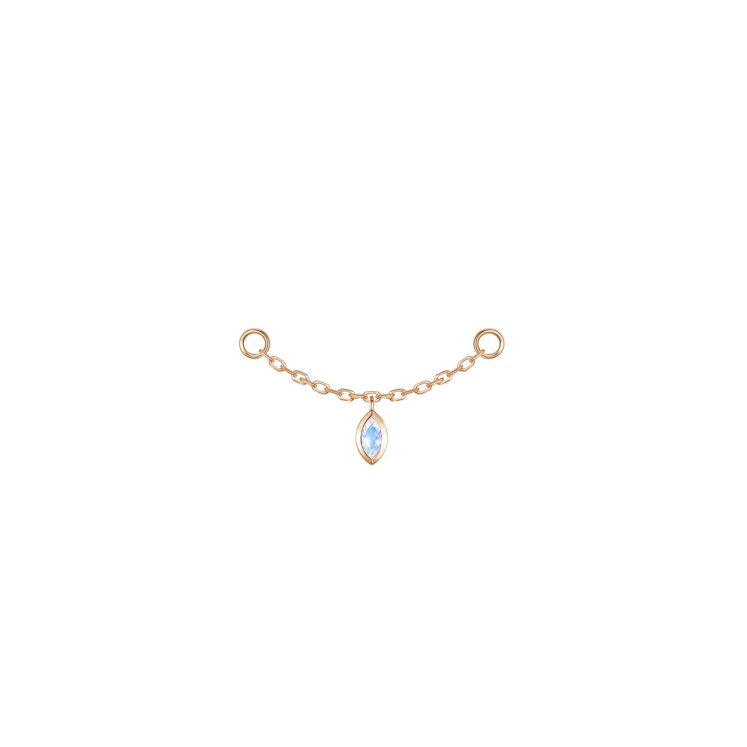 Marquise Bezel Gemstone Chain