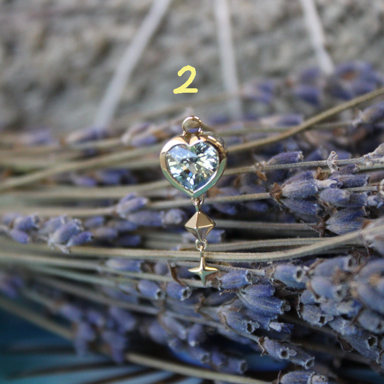 Seraphine with Sapphire Heart Charm