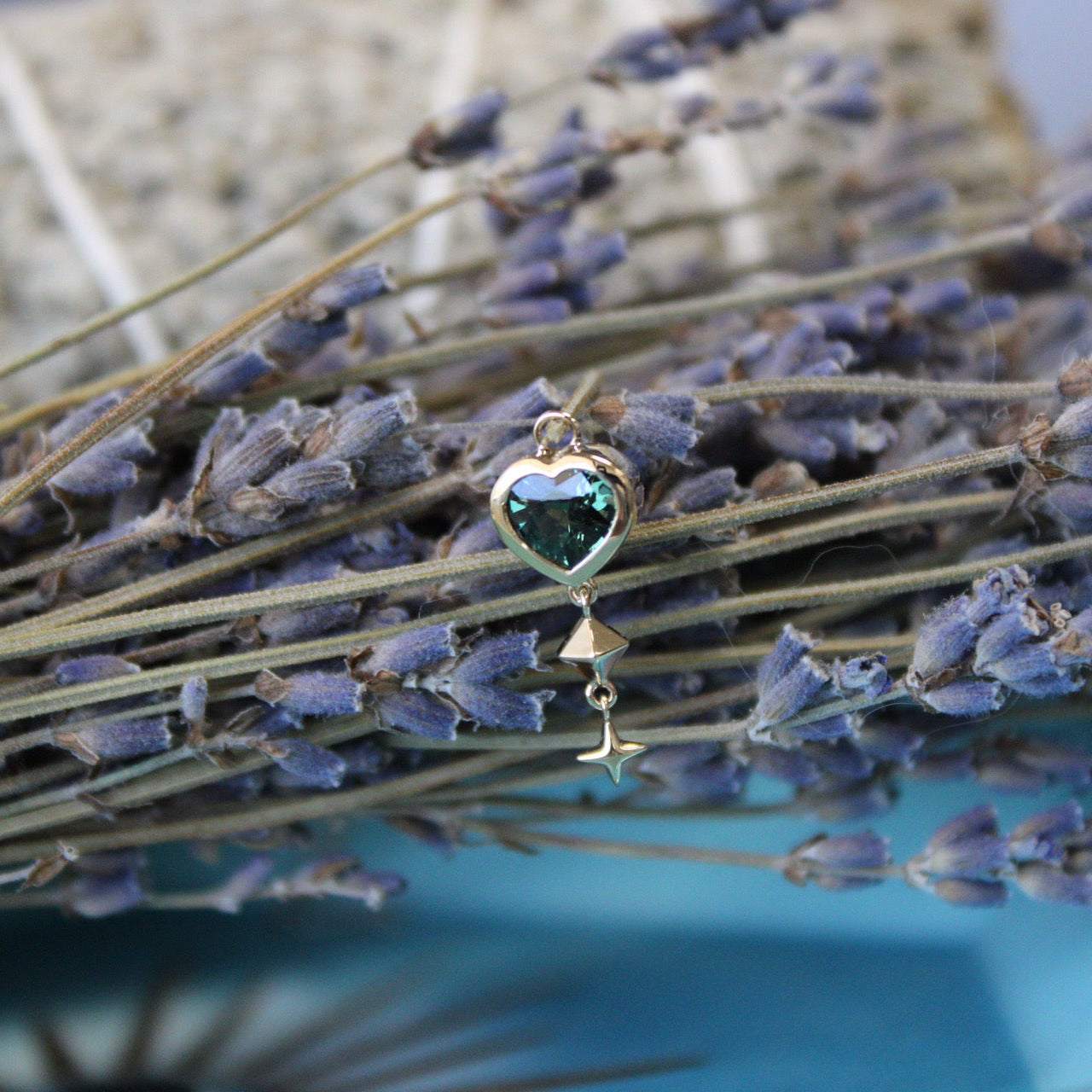 Seraphine with Sapphire Heart Charm