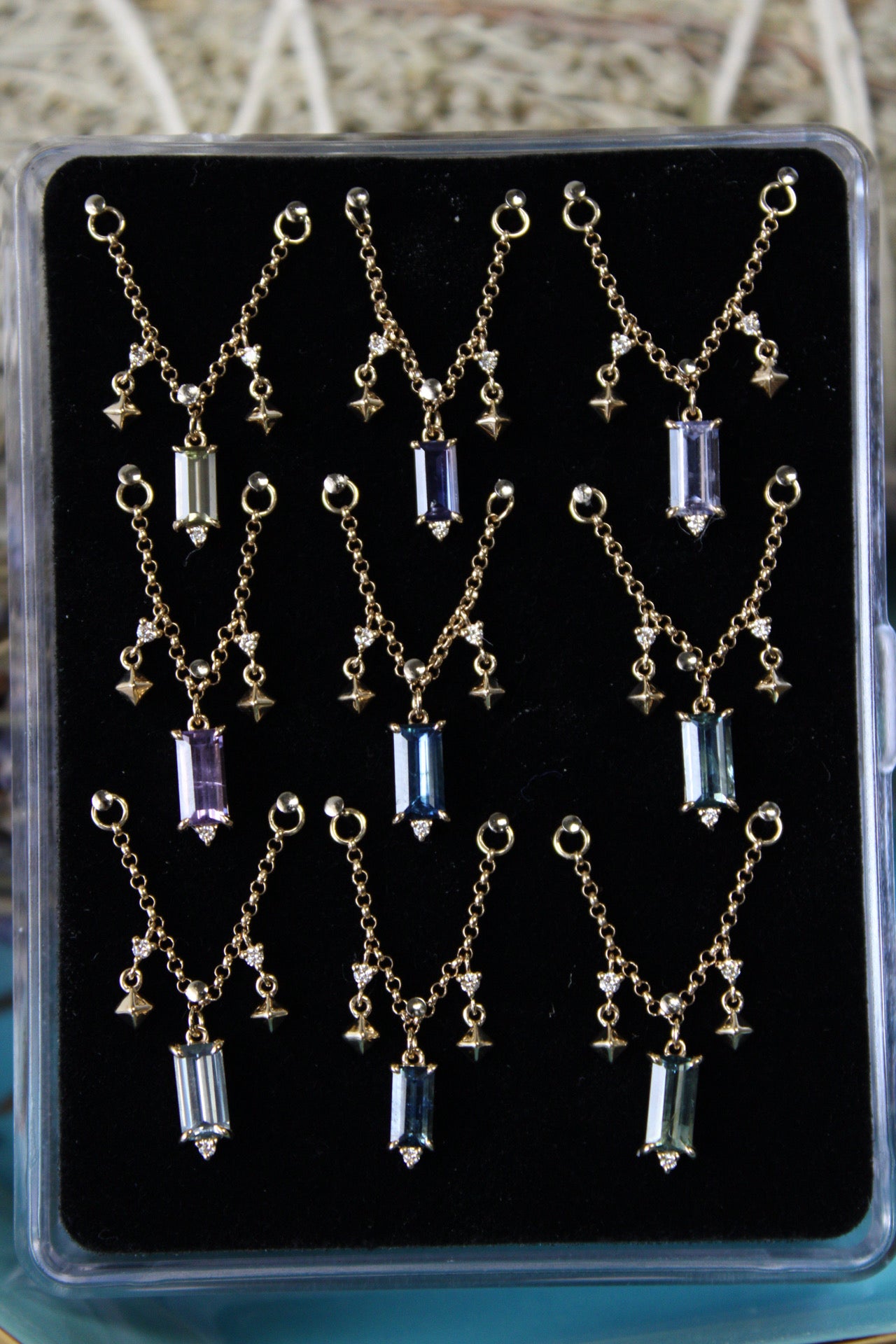 Sapphire, Diamond and Star Chain