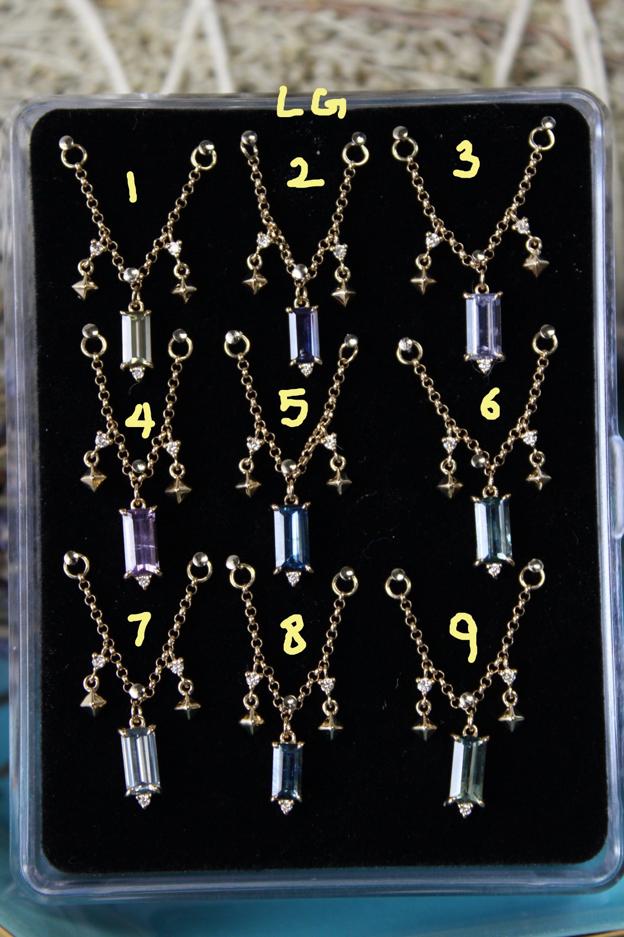 Sapphire, Diamond and Pyramid Chain