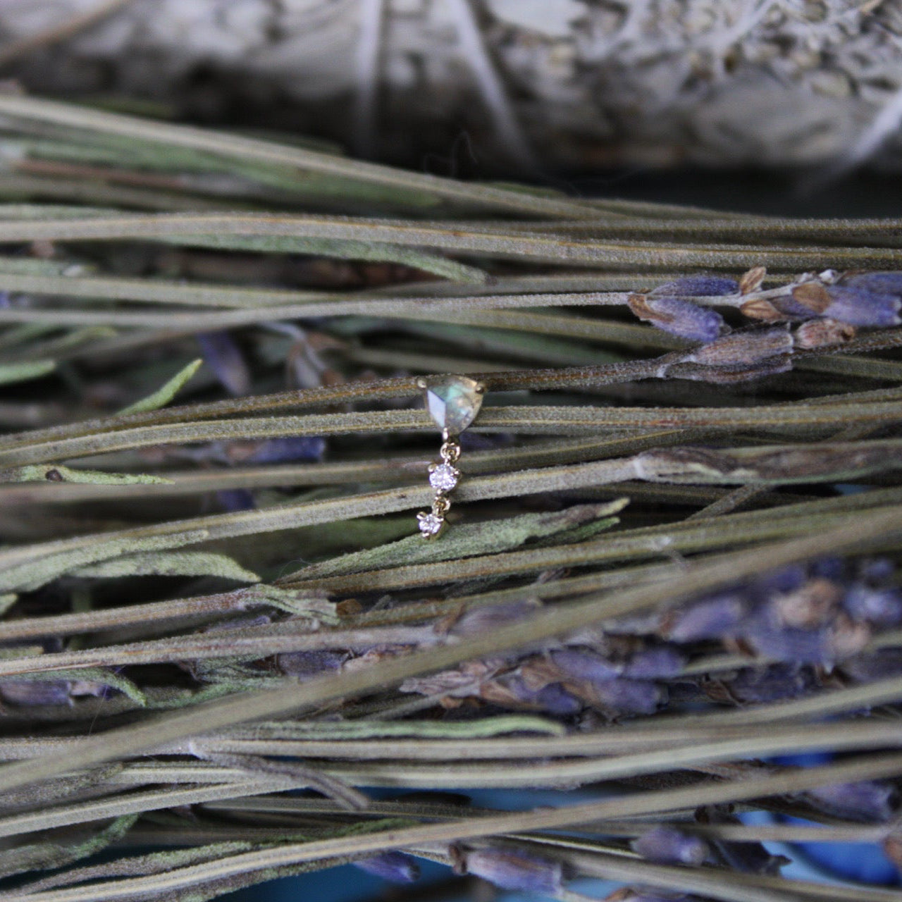 Cascade - Trillion Rose Cut Labradorite