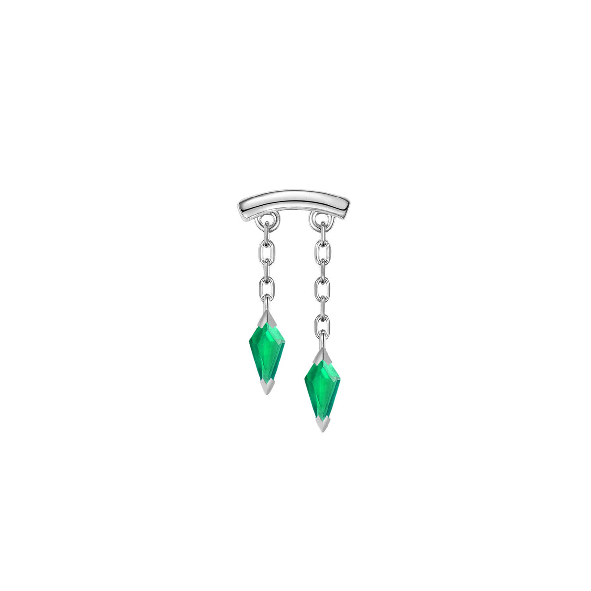 Bar End - Katana Colored Gemstone