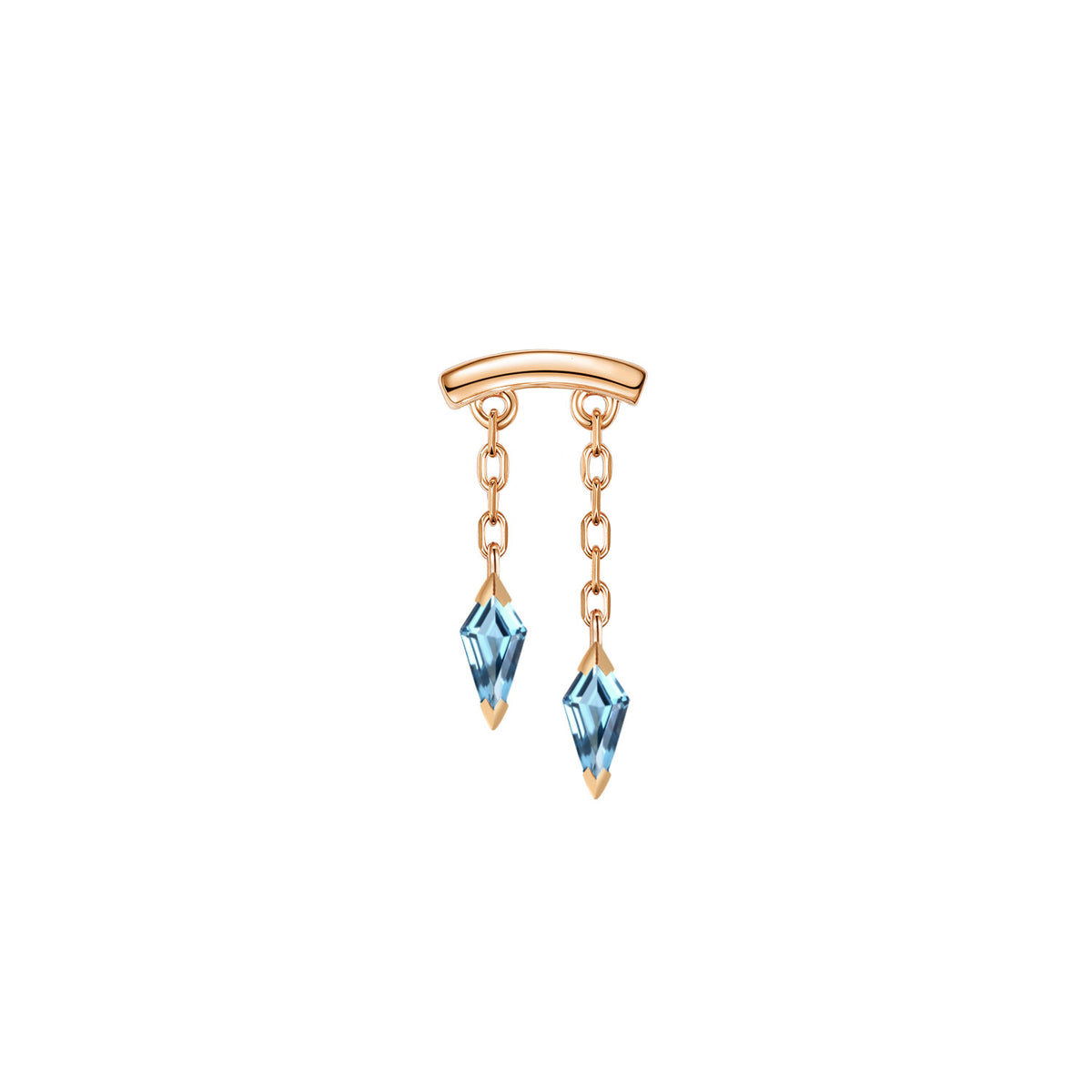 Bar End - Katana Colored Gemstone