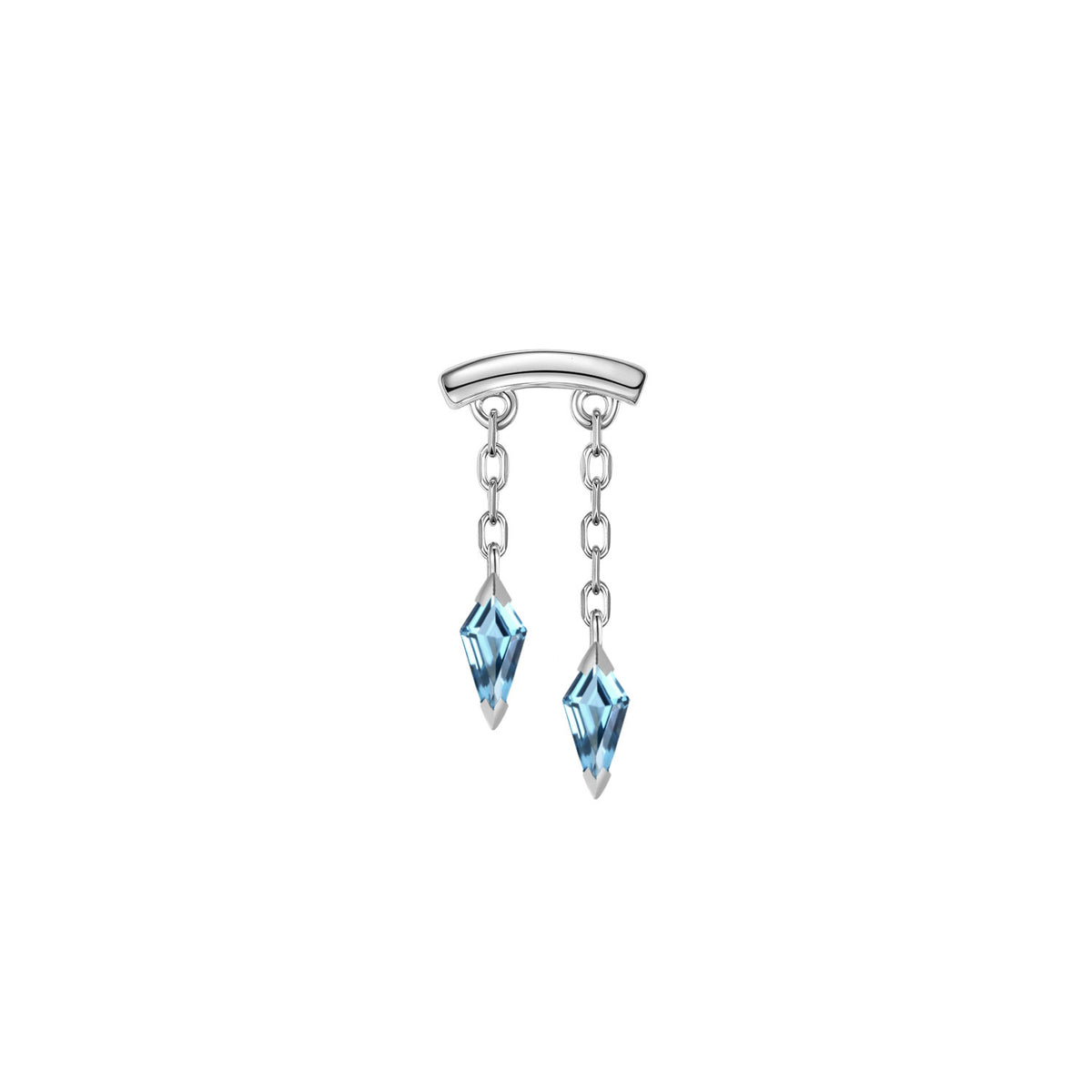 Bar End - Katana Colored Gemstone