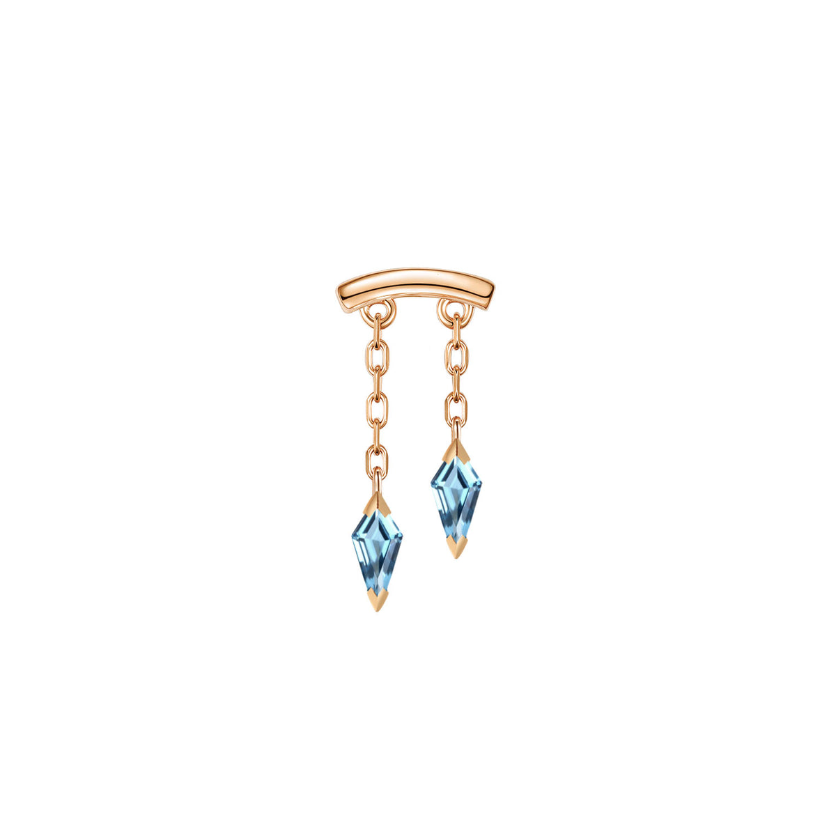 Bar End - Katana Colored Gemstone