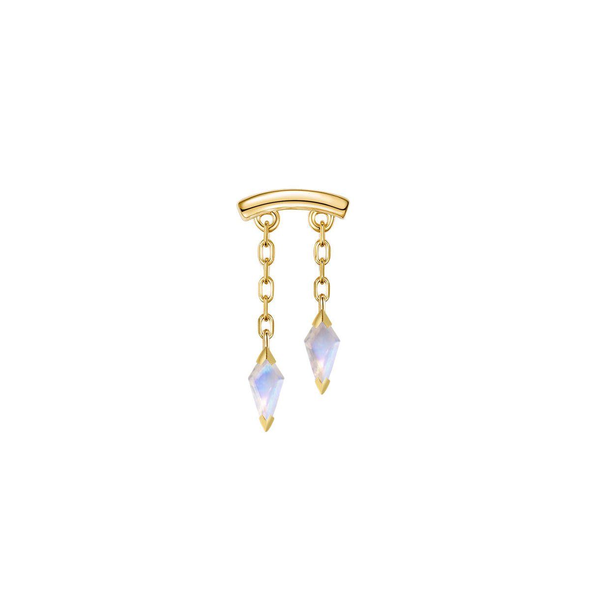 Bar End - Katana Colored Gemstone