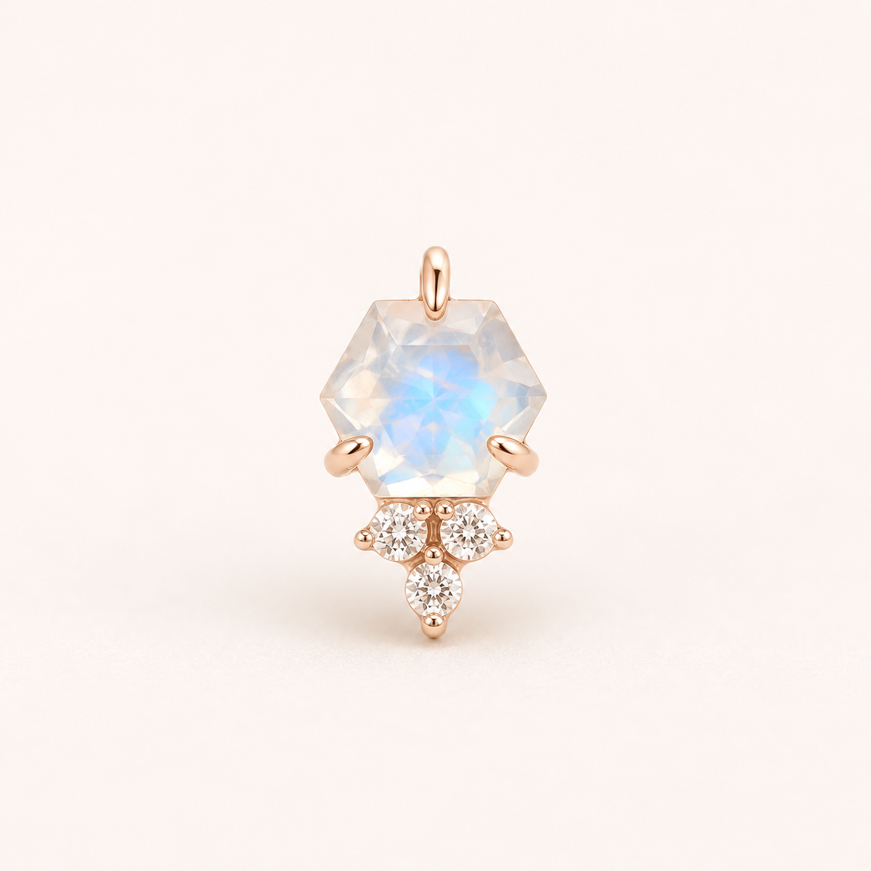 Hexagon Moonstone Skye