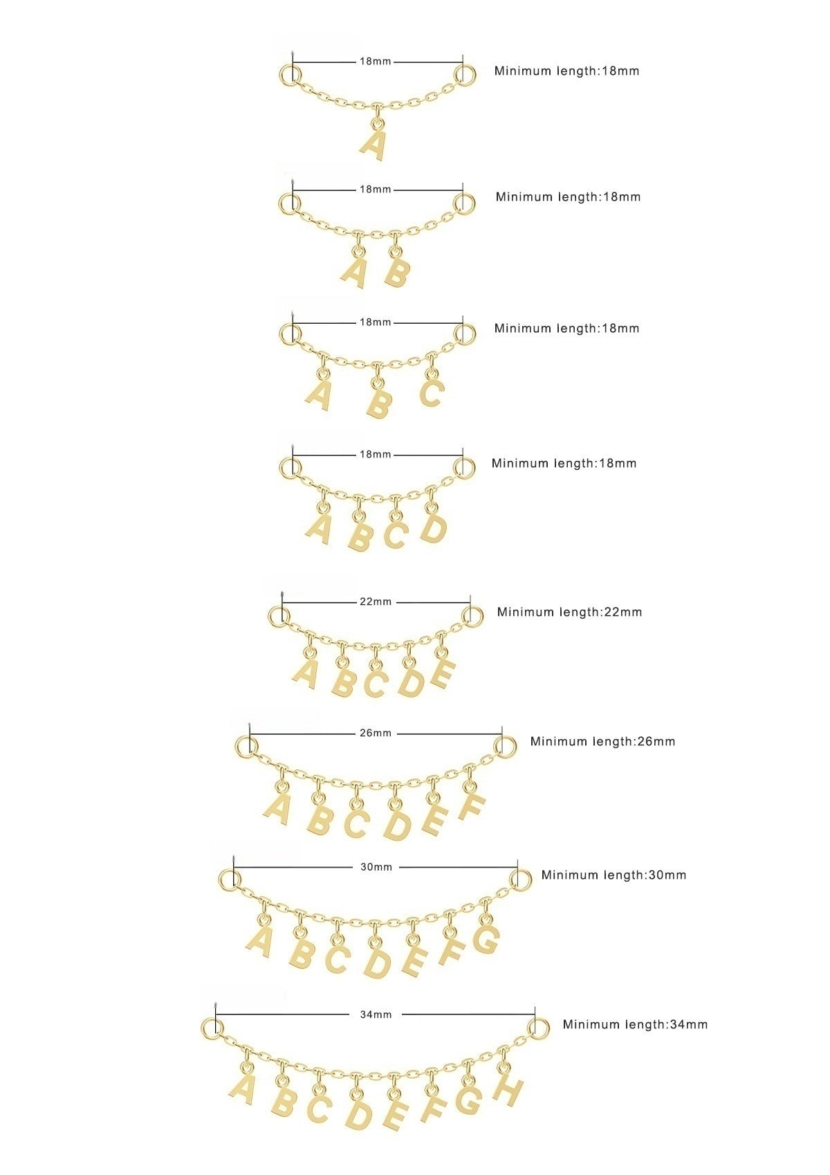 Letter Chain - Customize