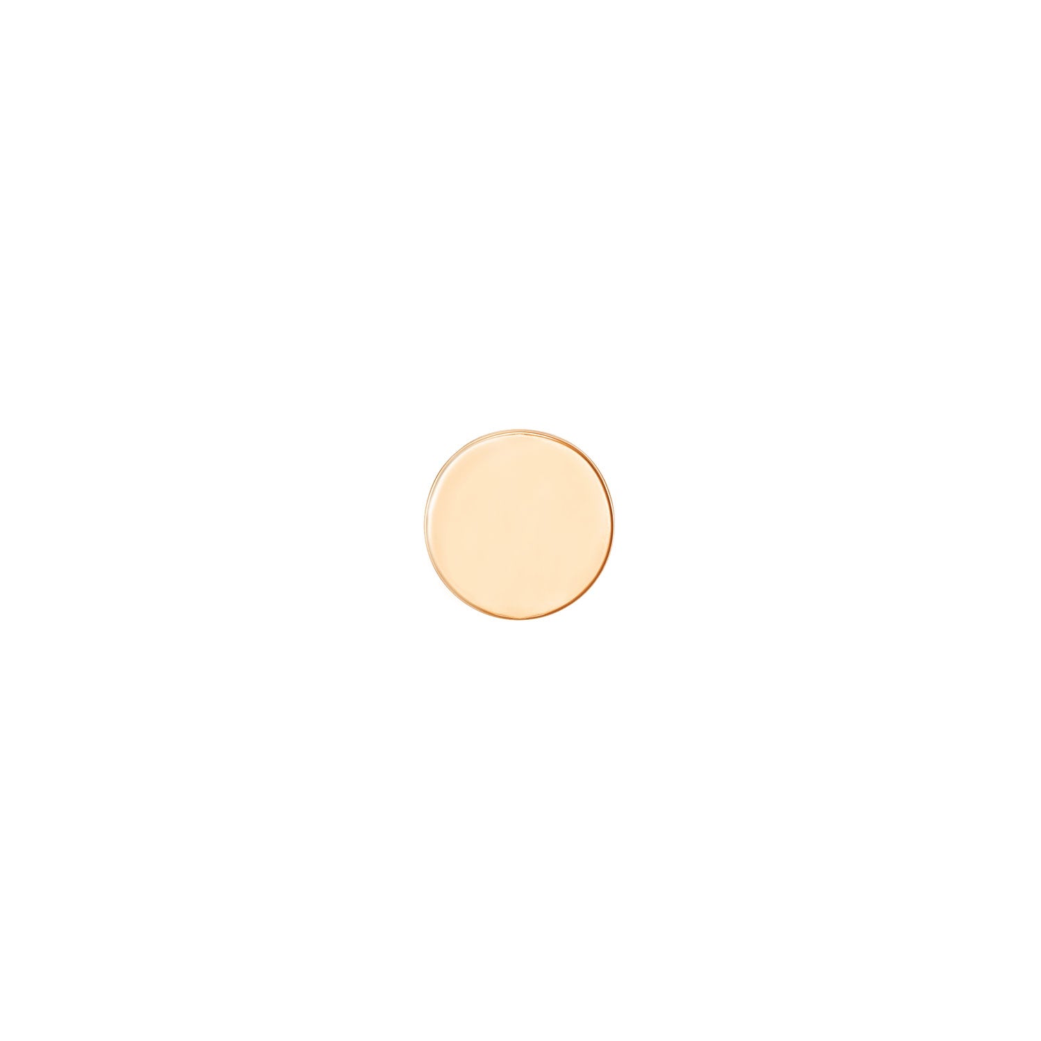 Solid Gold Disc - Flat
