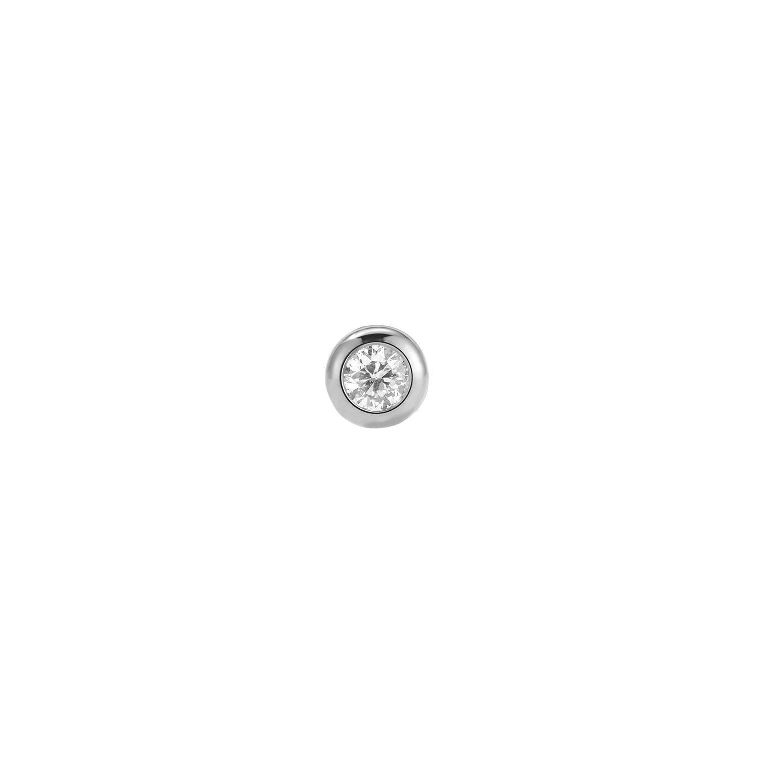 Diamond Round Solitaire - Bezel