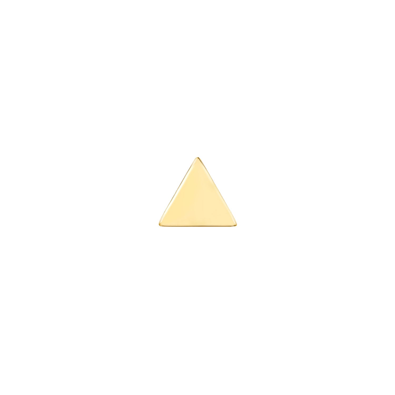 Solid Gold Triangle - Flat