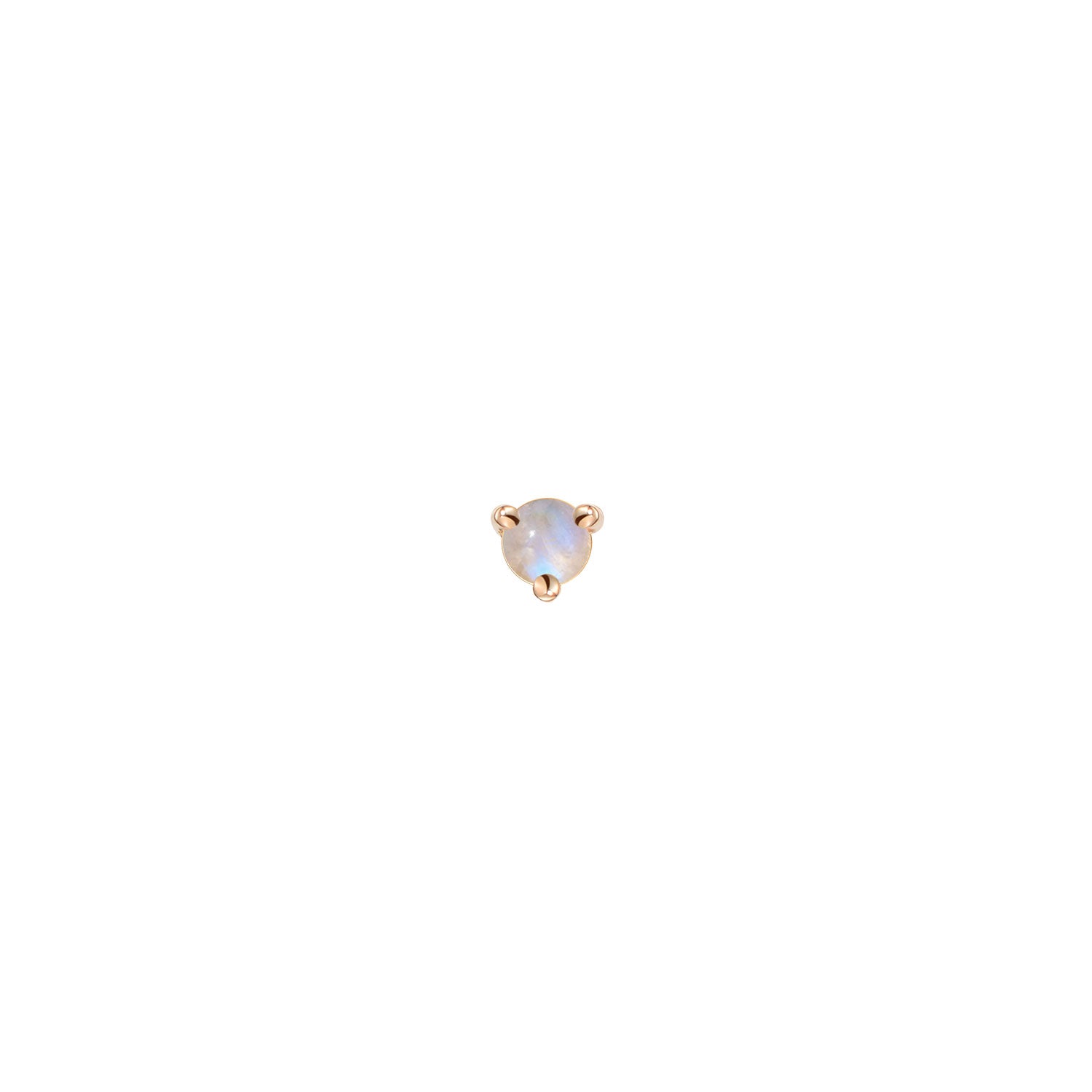 Aura - Cabochon Round Solitaire - Prong