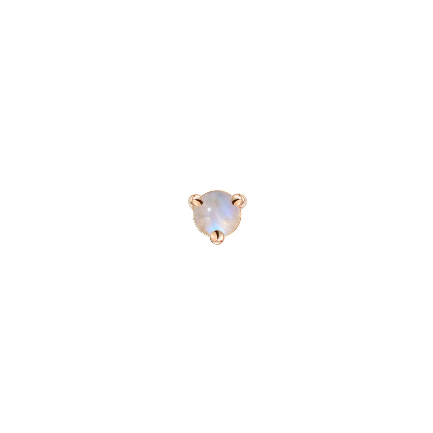 Aura - Cabochon Round Solitaire - Prong