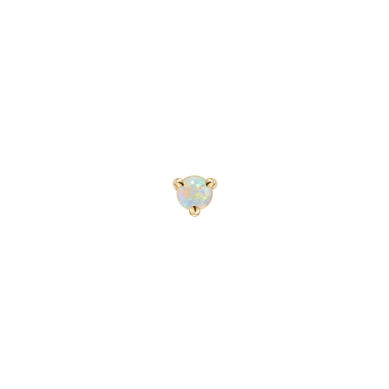 Aura - Cabochon Round Solitaire - Prong