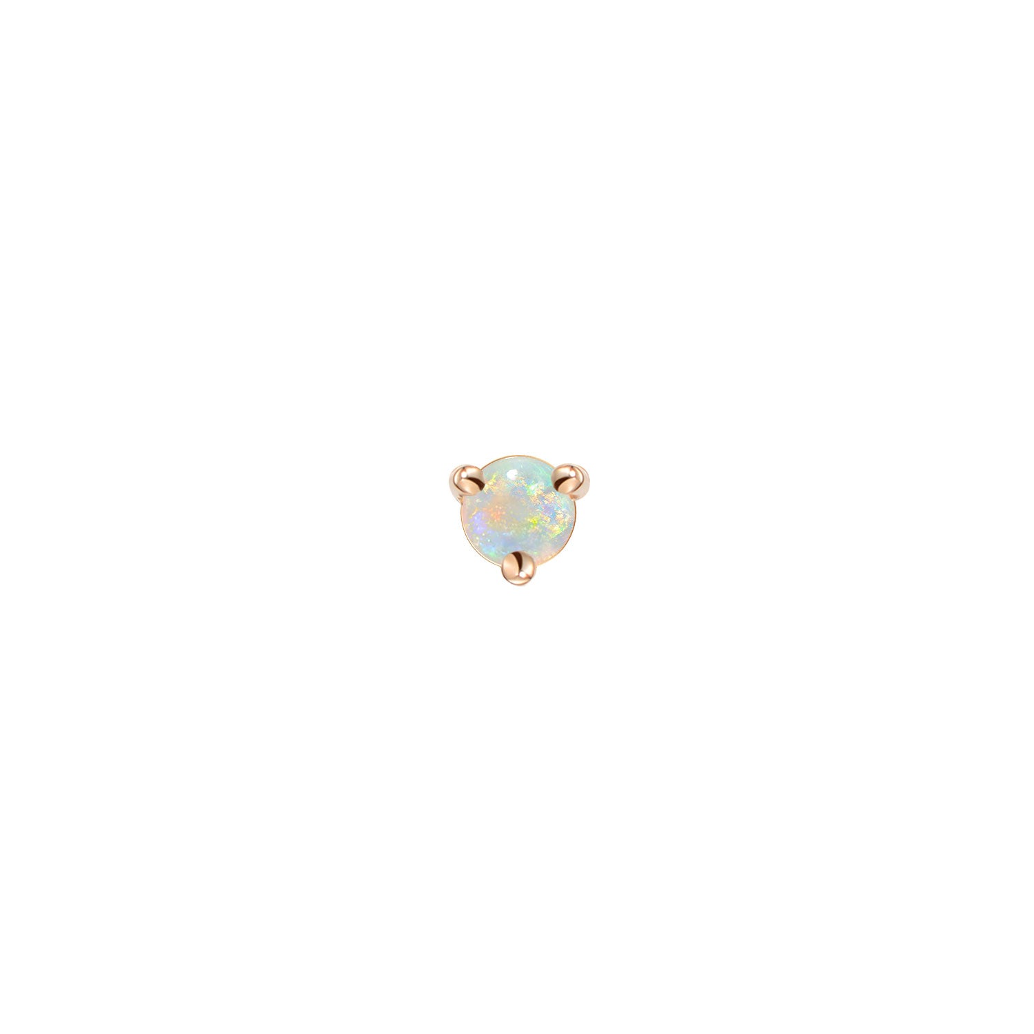 Aura - Cabochon Round Solitaire - Prong