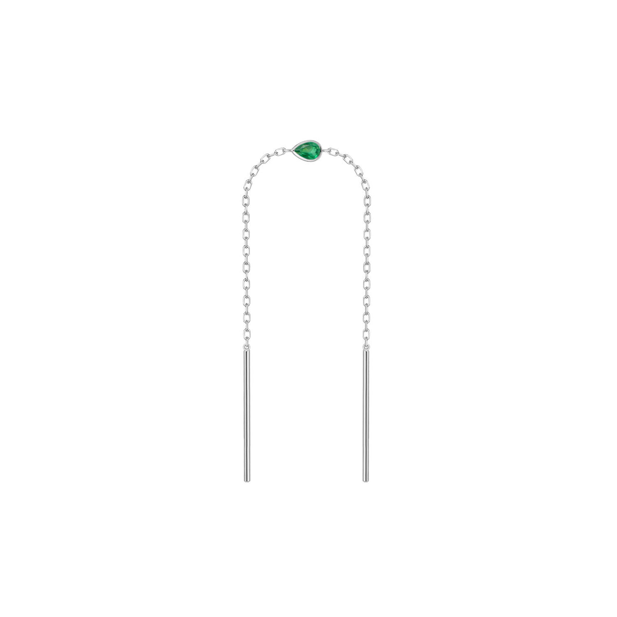 Threader - Sili Pear Gemstone Bezel Center