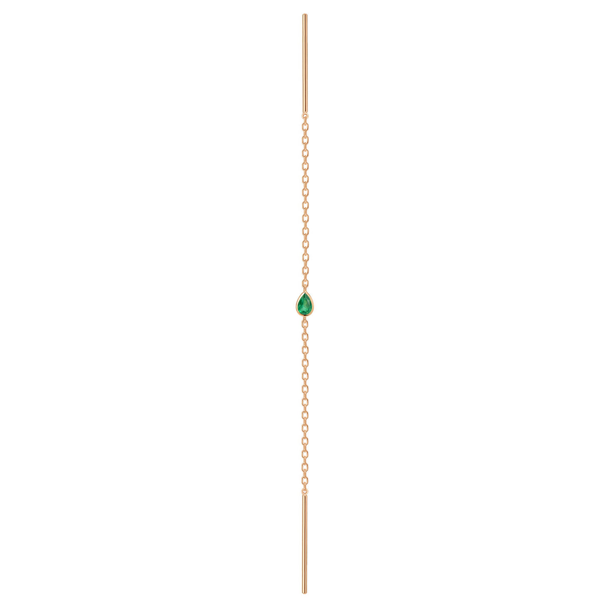 Threader - Sili Pear Gemstone Bezel Center
