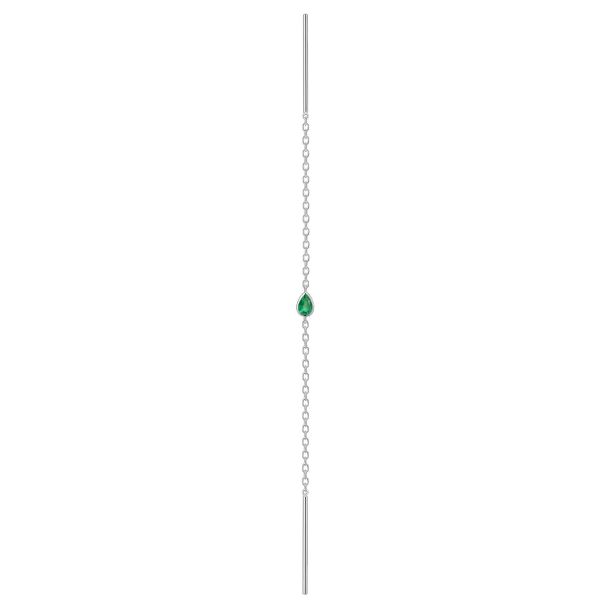 Threader - Sili Pear Gemstone Bezel Center