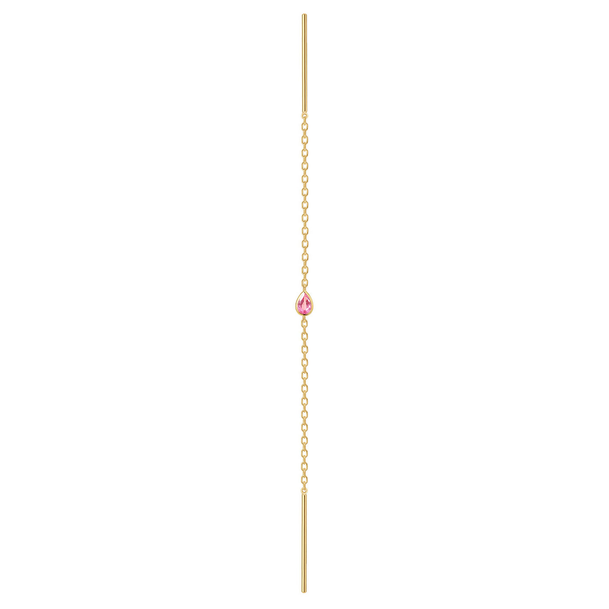 Threader - Sili Pear Gemstone Bezel Center