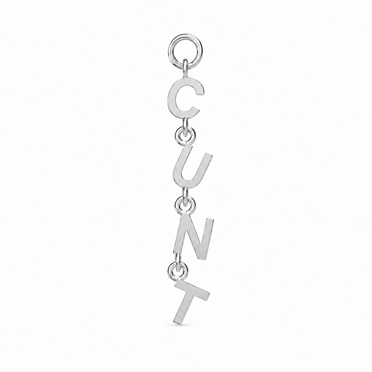 Vertical Letter Charm