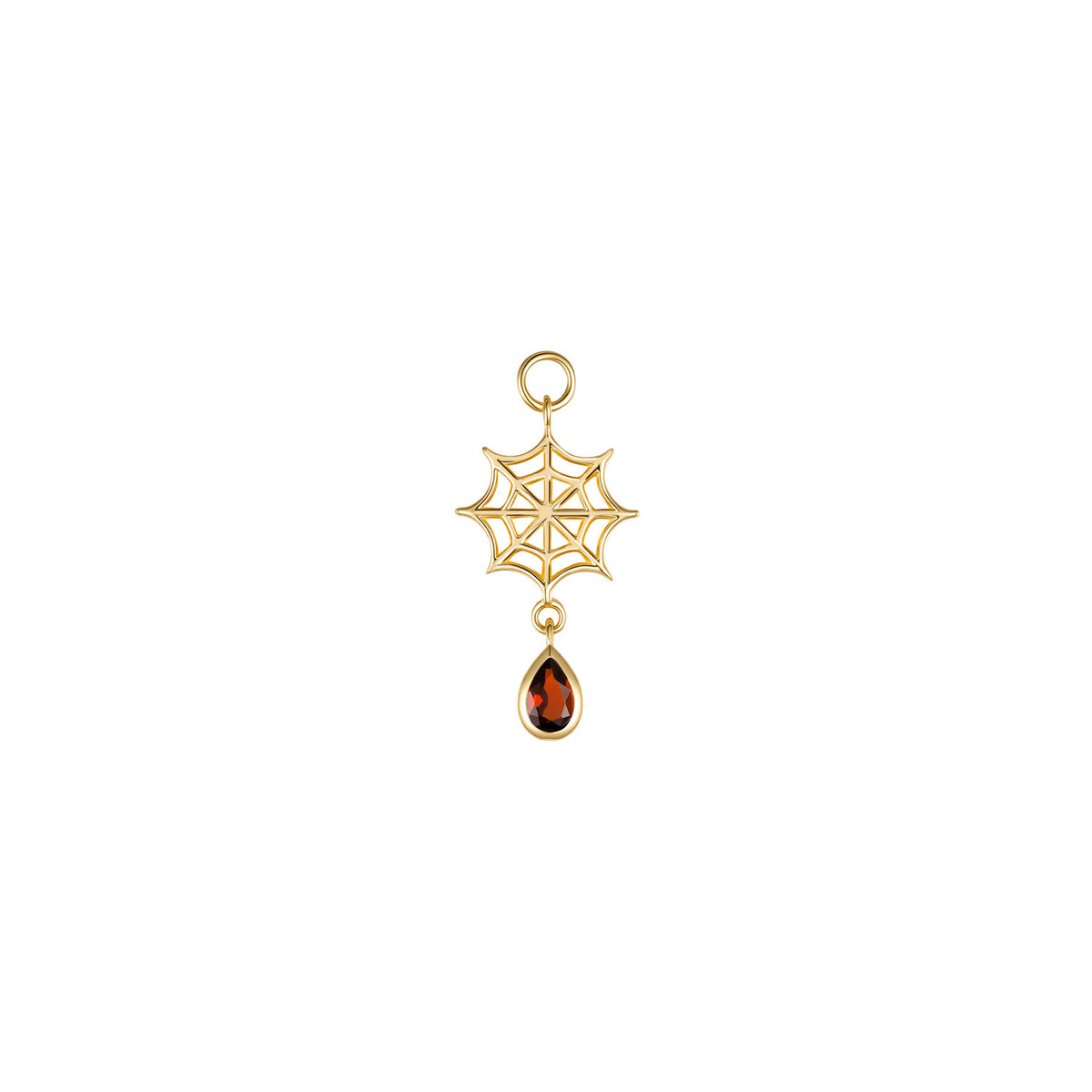 Web with Drip Charm