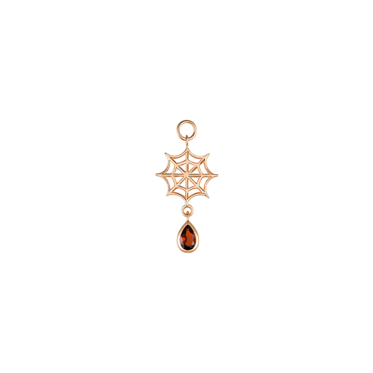 Web with Drip Charm