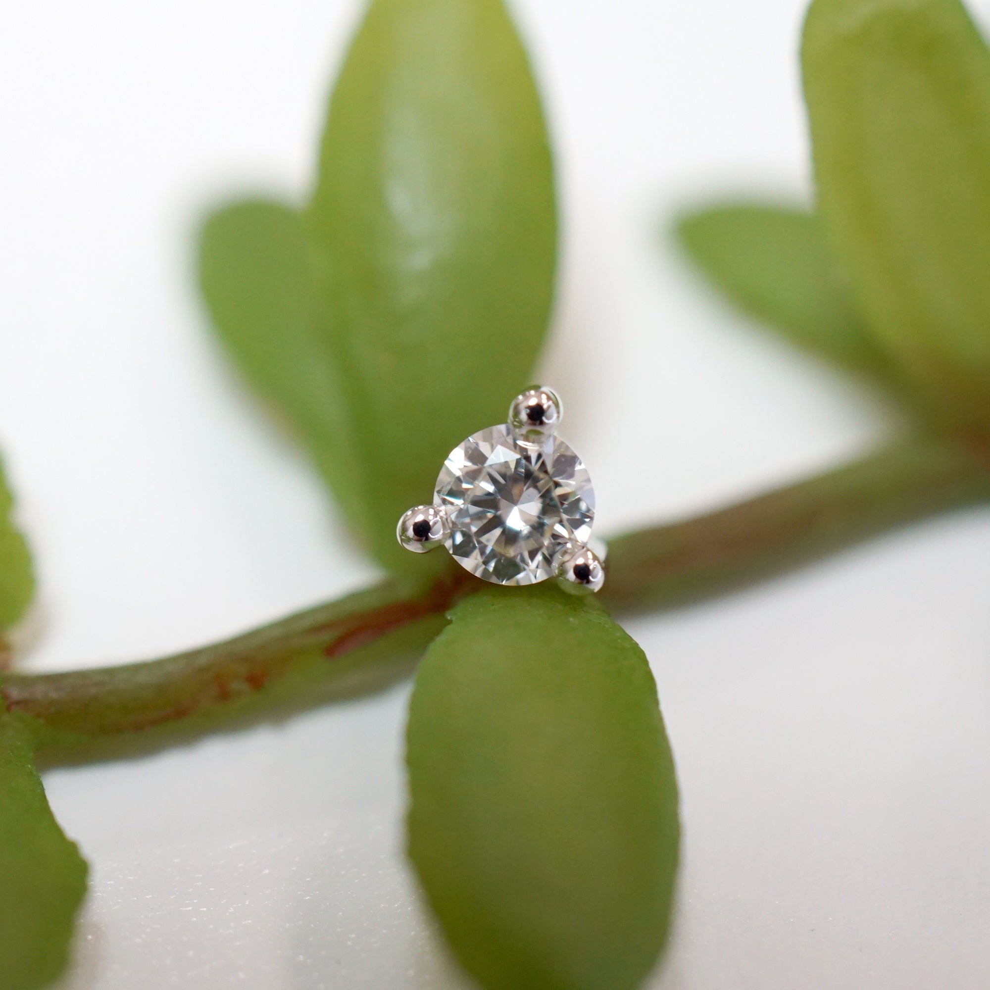 Diamond Round Solitaire - Prong