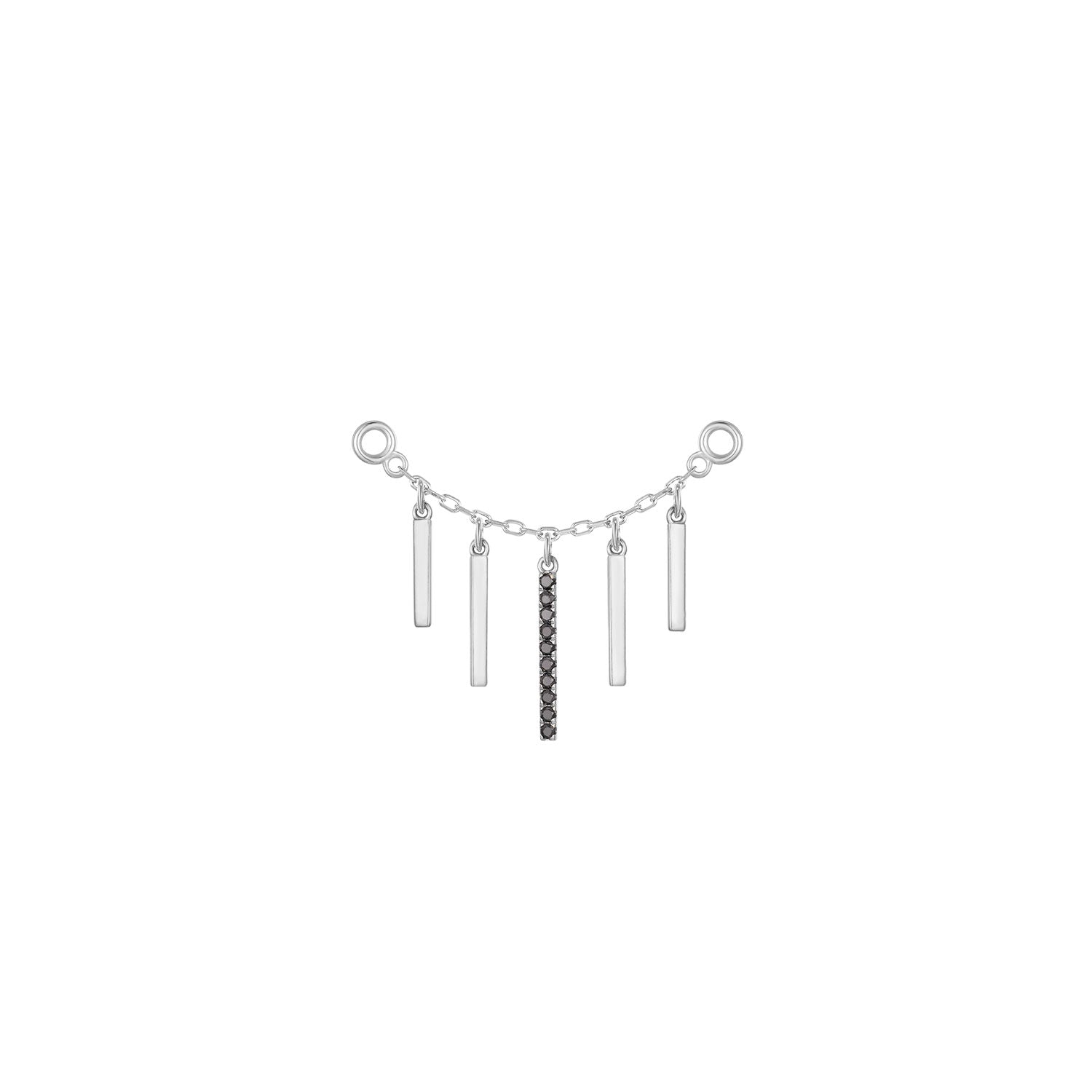 Chain with Dripping Gold Bars