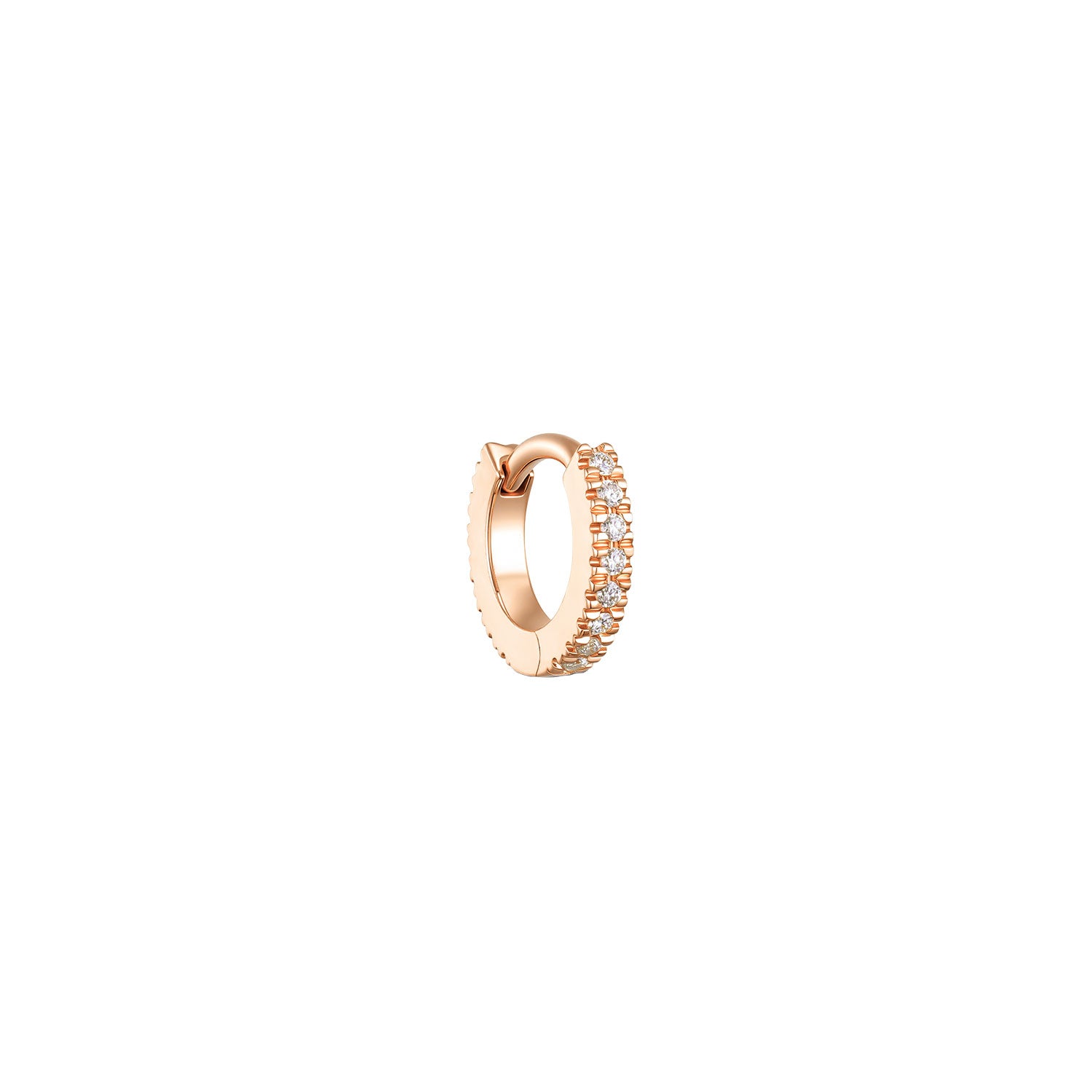 Diamond Eternity Huggie - Curved Post