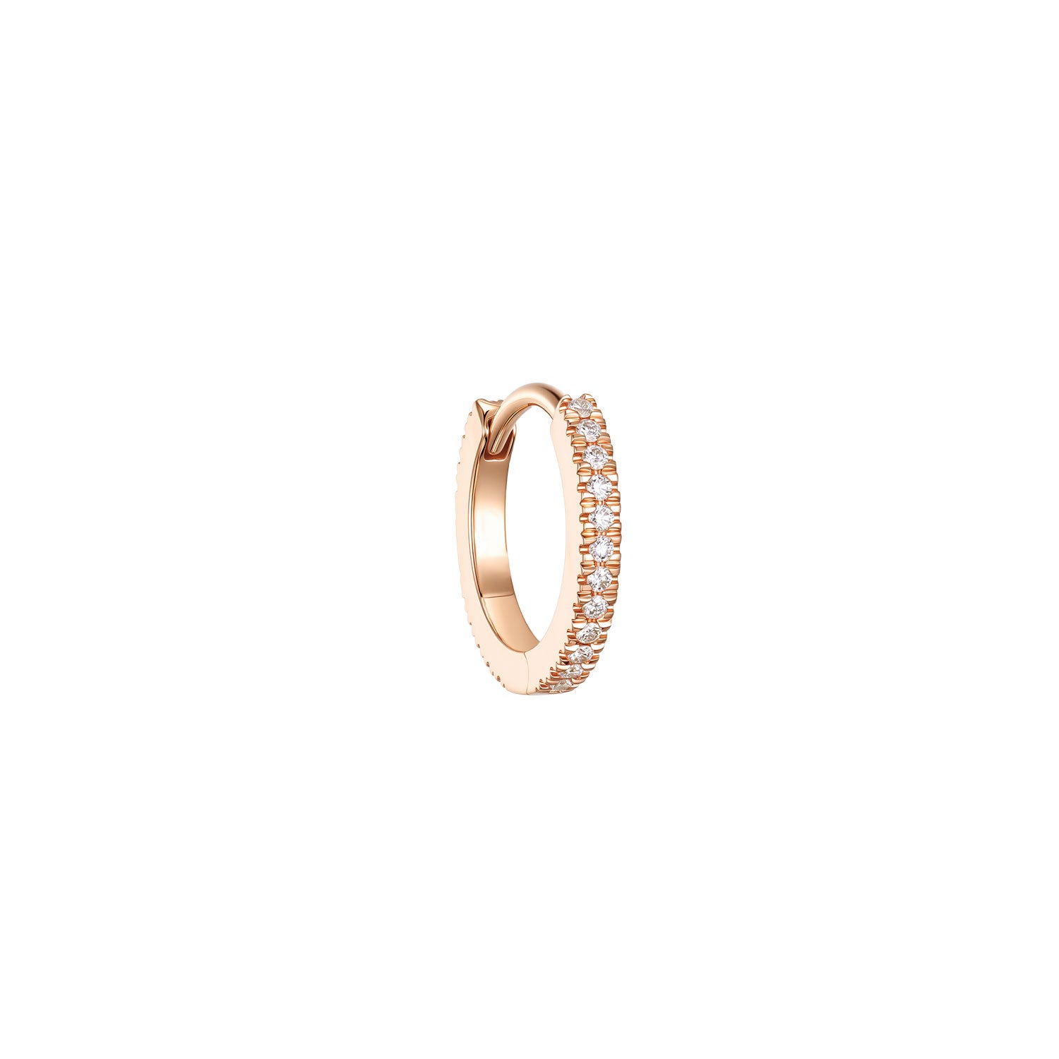 Diamond Eternity Huggie - Curved Post